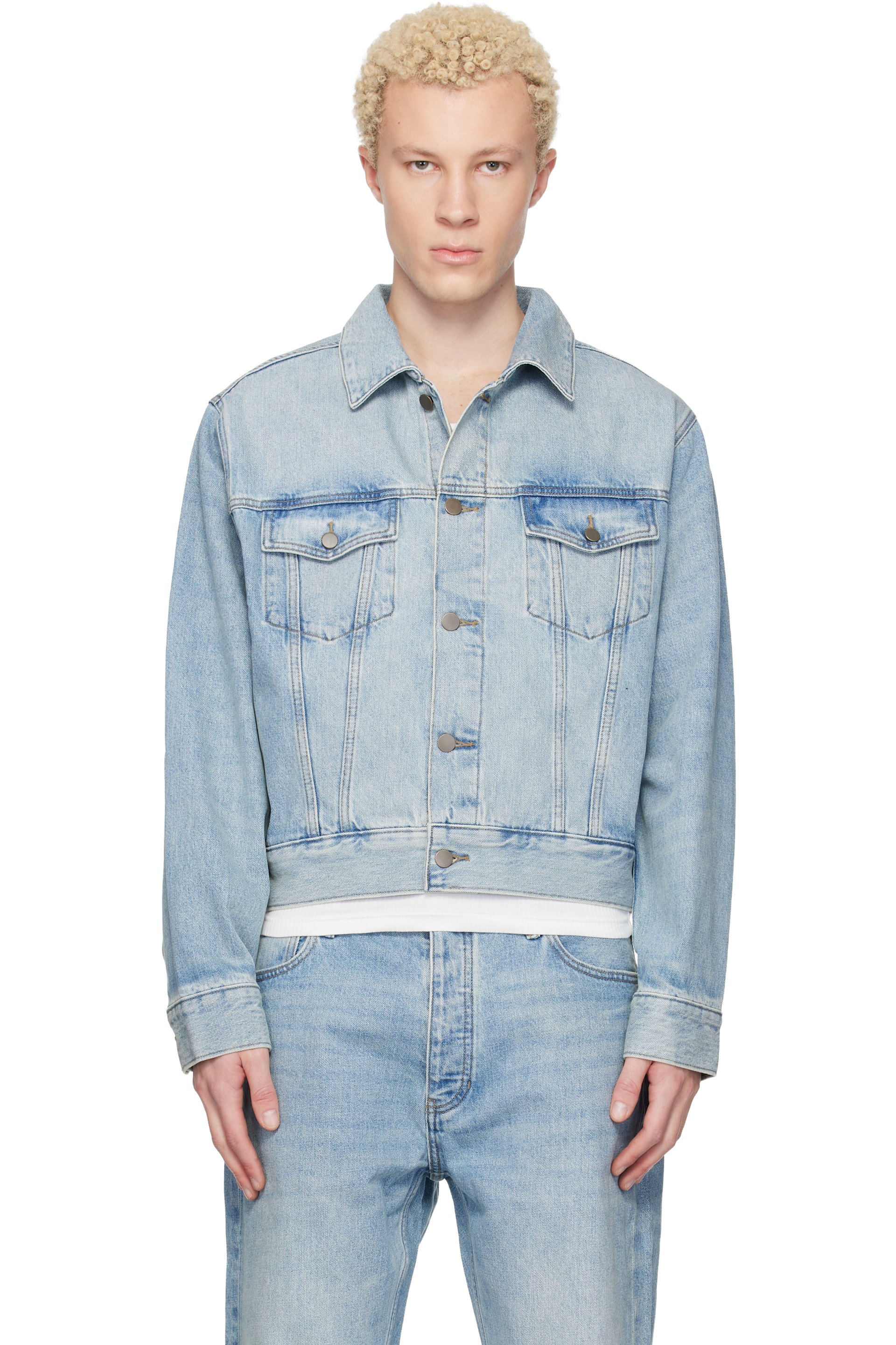 Fear of God ESSENTIALS - Blue Classic Denim Jacket