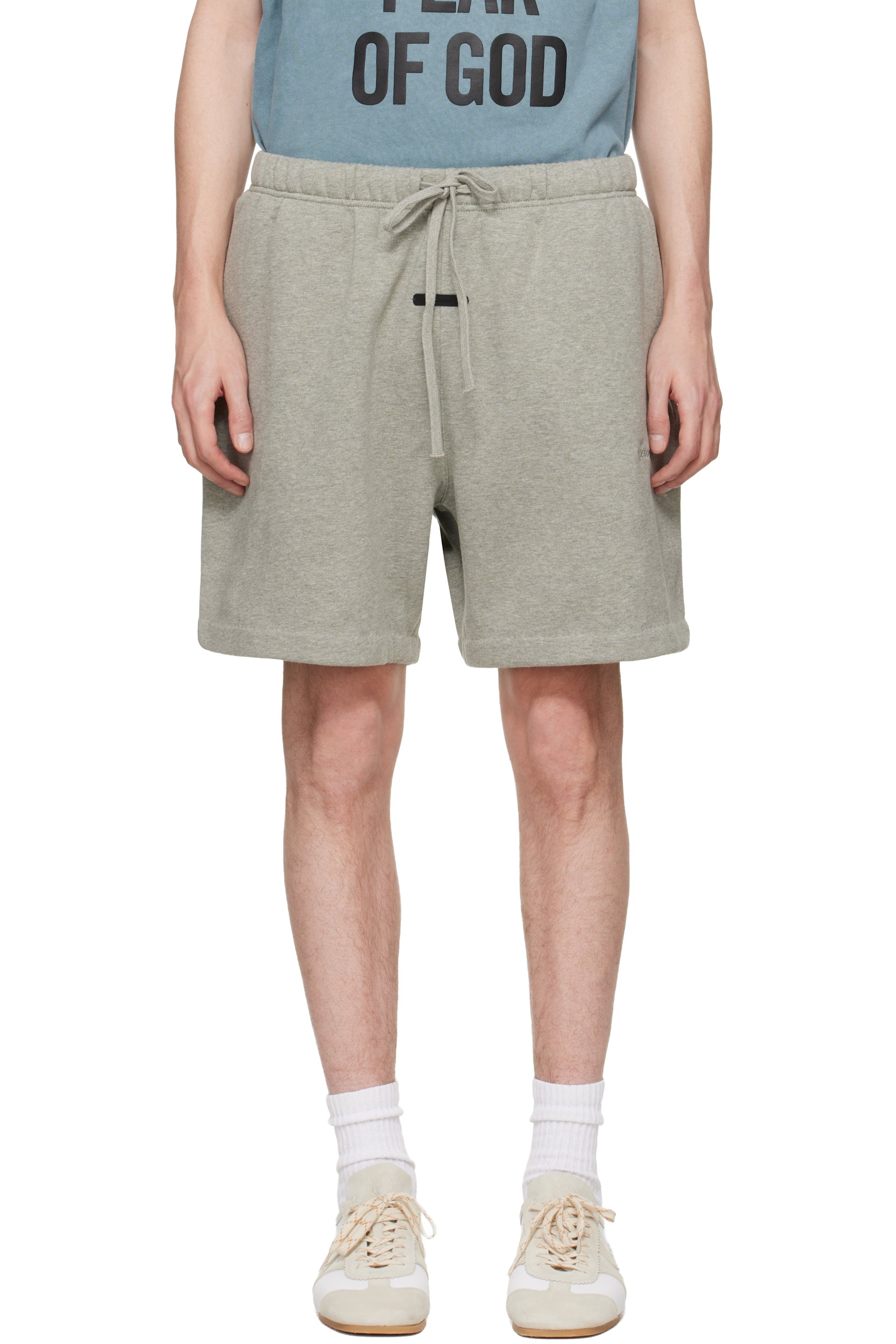 Fear of God ESSENTIALS - 灰色 Signature Classic 短裤