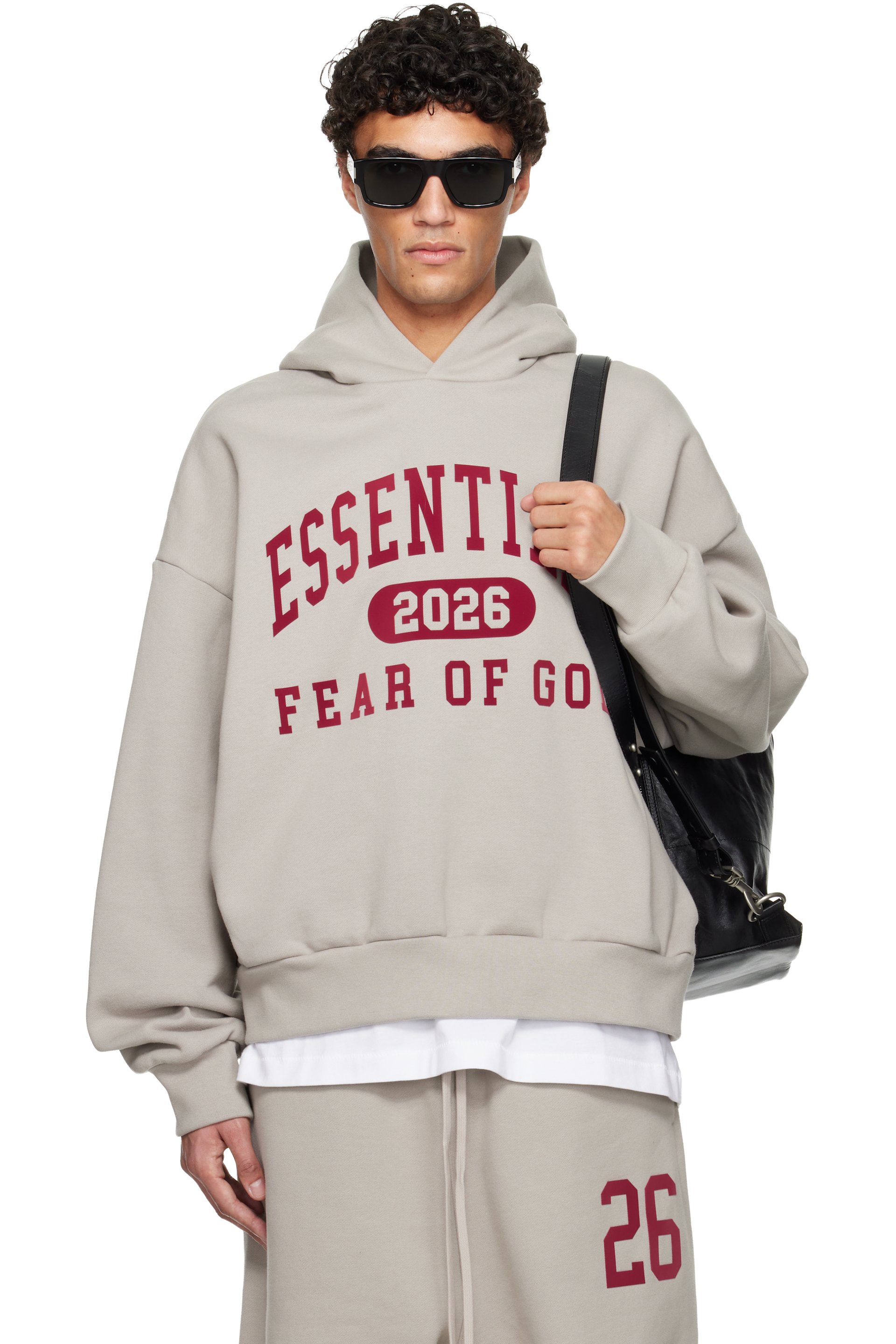 Fear of God ESSENTIALS - Gray Holiday Classic Hoodie