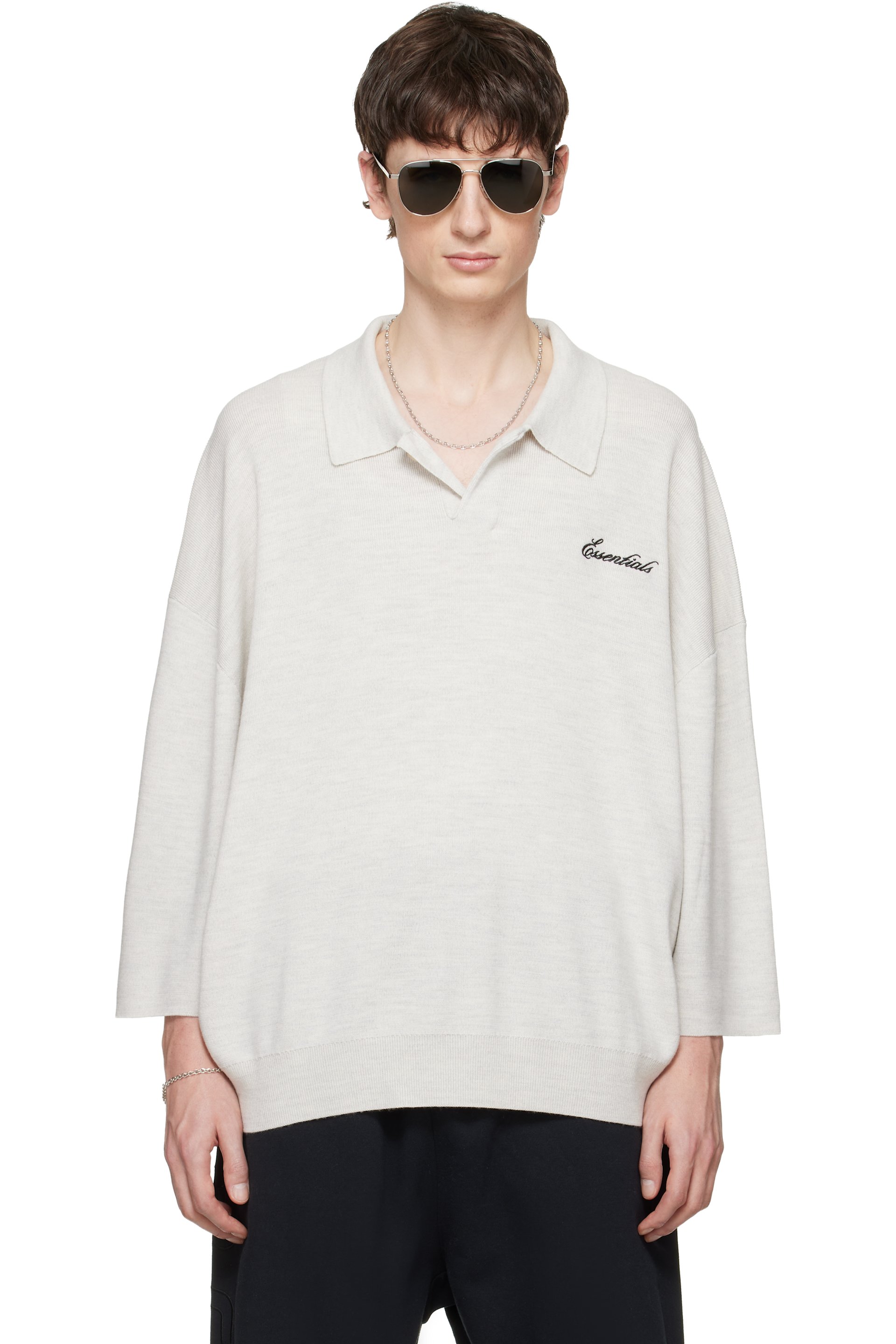 メンズ用 Fear of God ESSENTIALS ポロシャツ | SSENSE 日本 メンズ用 Fear of God ESSENTIALS ポロシャツ | SSENSE 日本