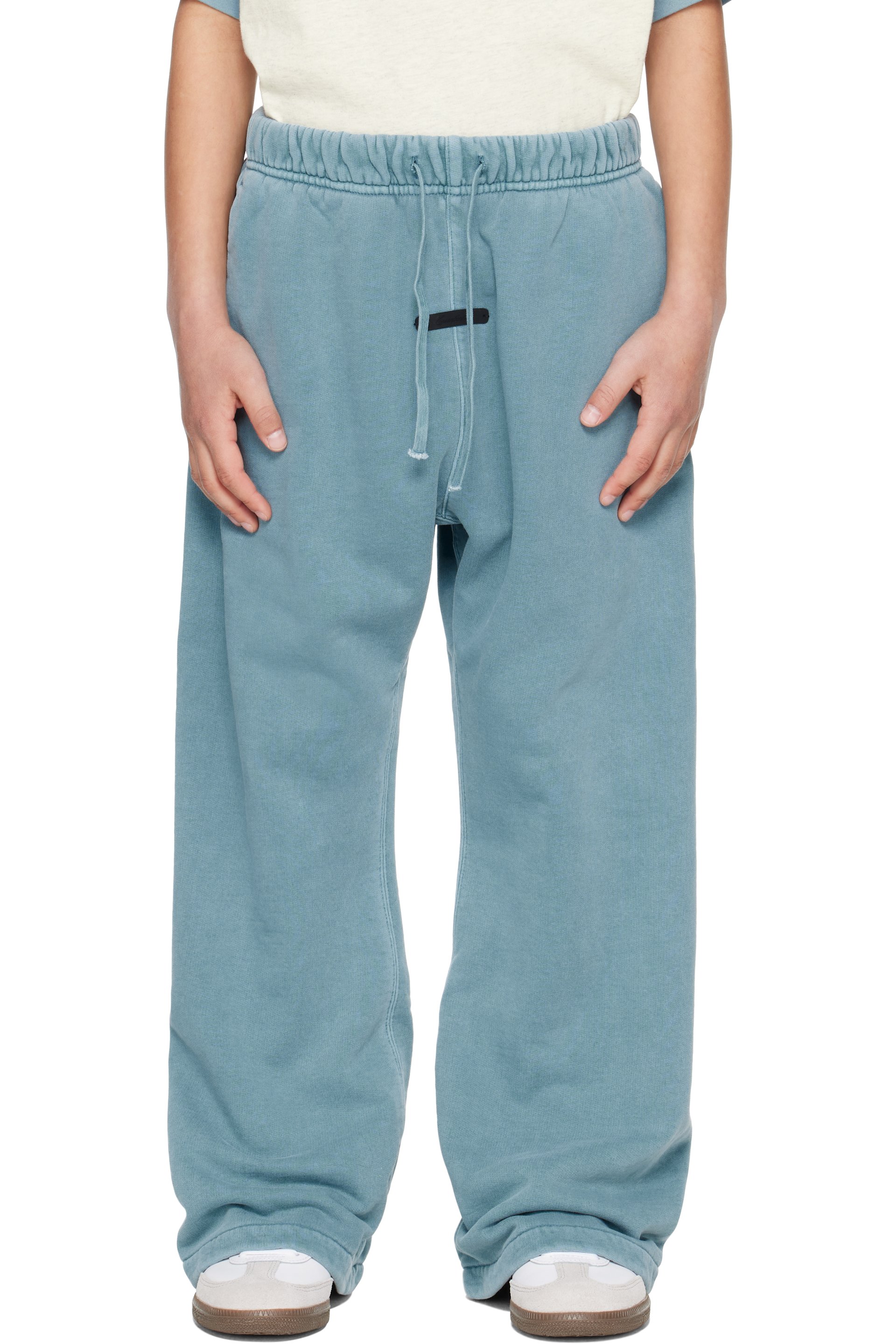 Fear of God ESSENTIALS - Kids Blue Signature Flare Sweatpants