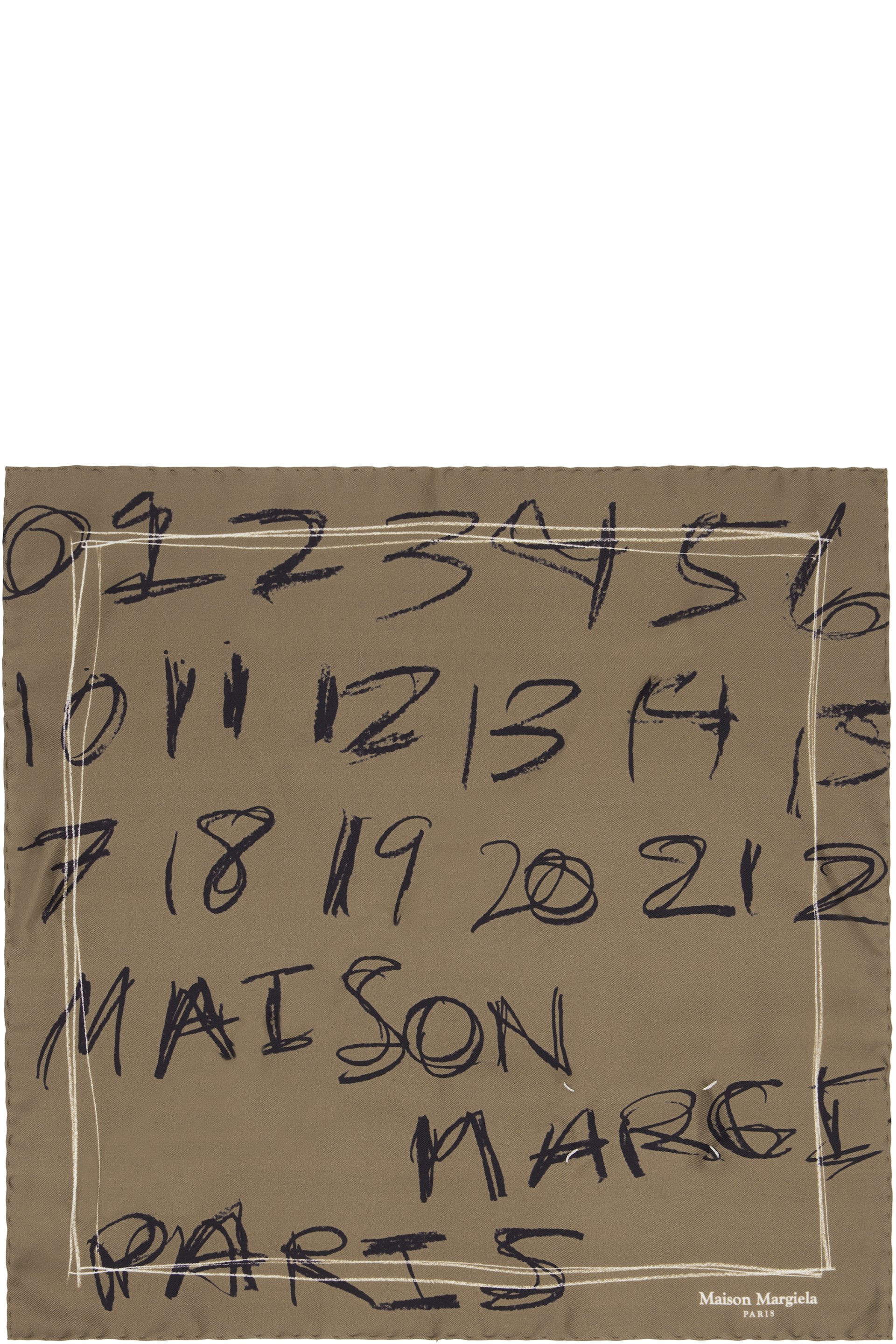 Maison Margiela - Foulard kaki
