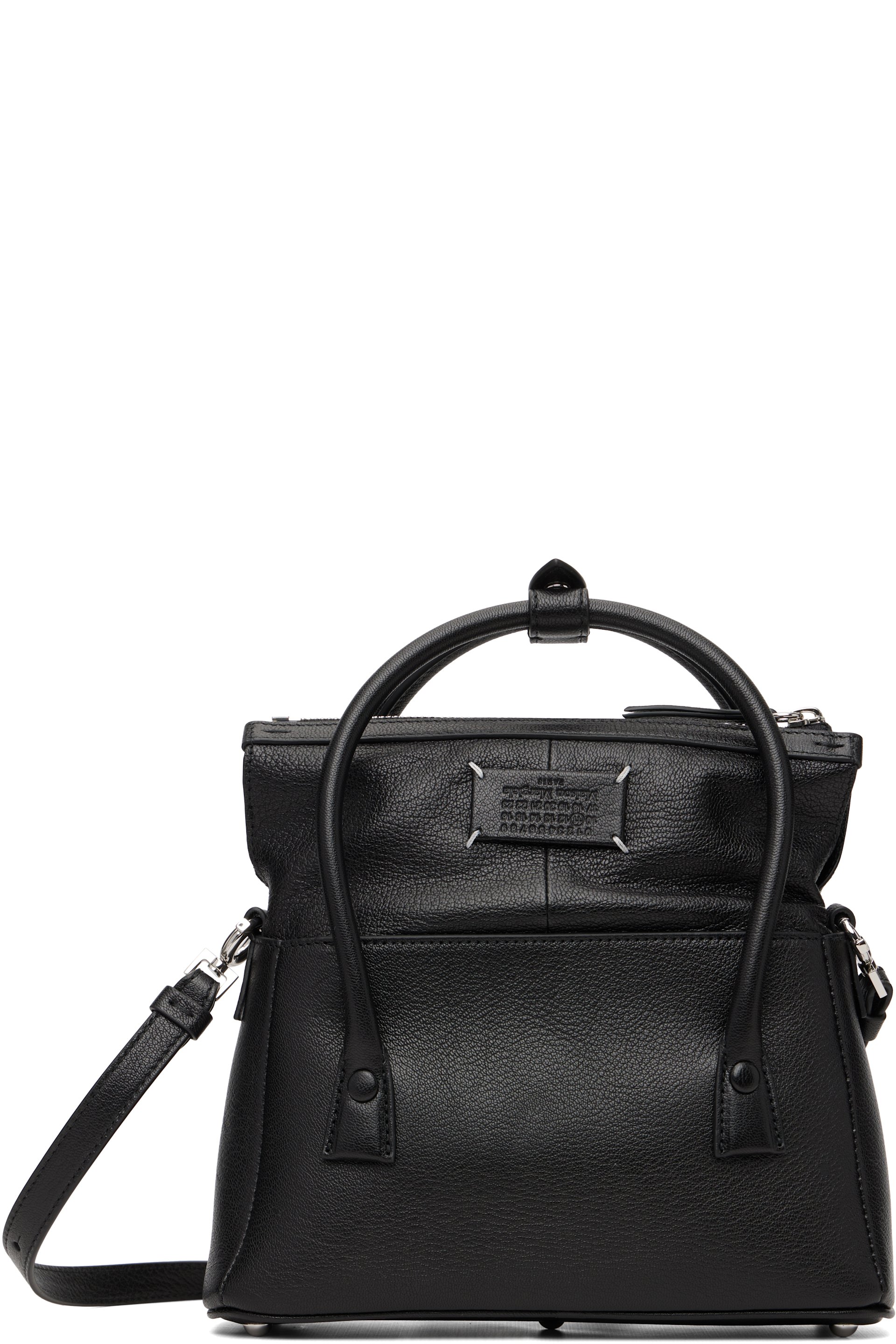 Maison Margiela - Petit sac à main horizontal noir - 5AC