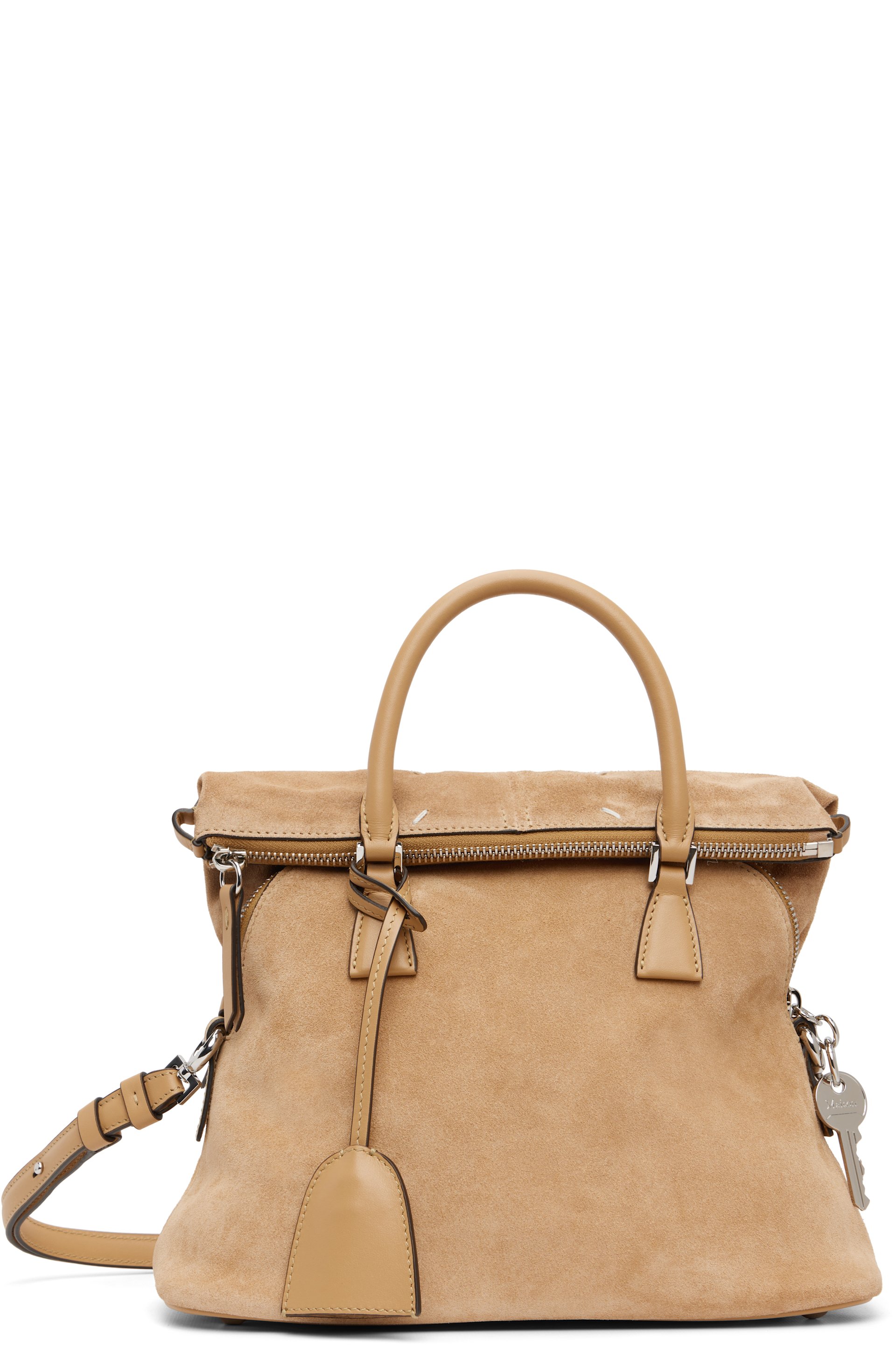 Maison Margiela - Mini sac souple brun clair - 5AC