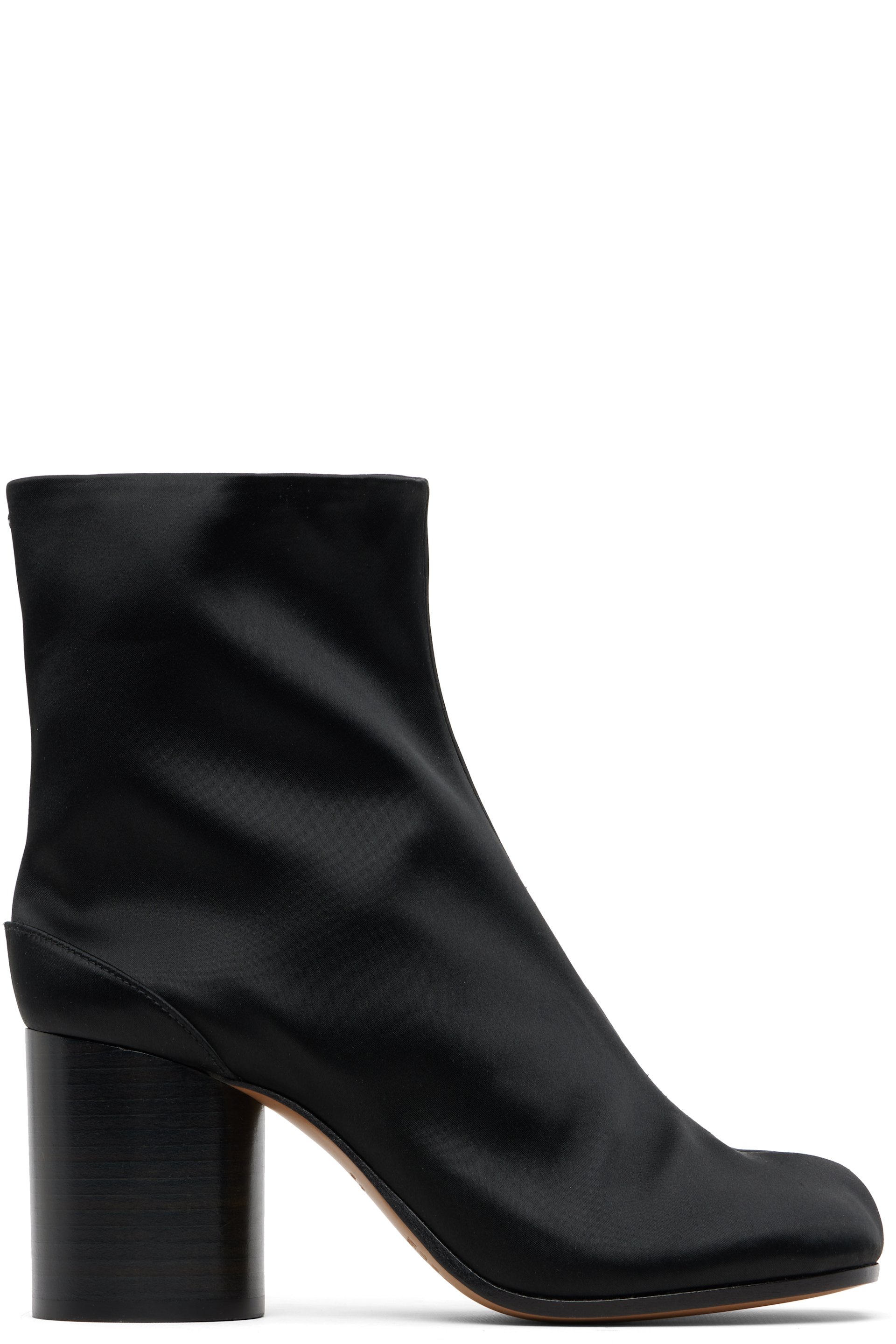 Maison Margiela - Bottines noires à bout Tabi