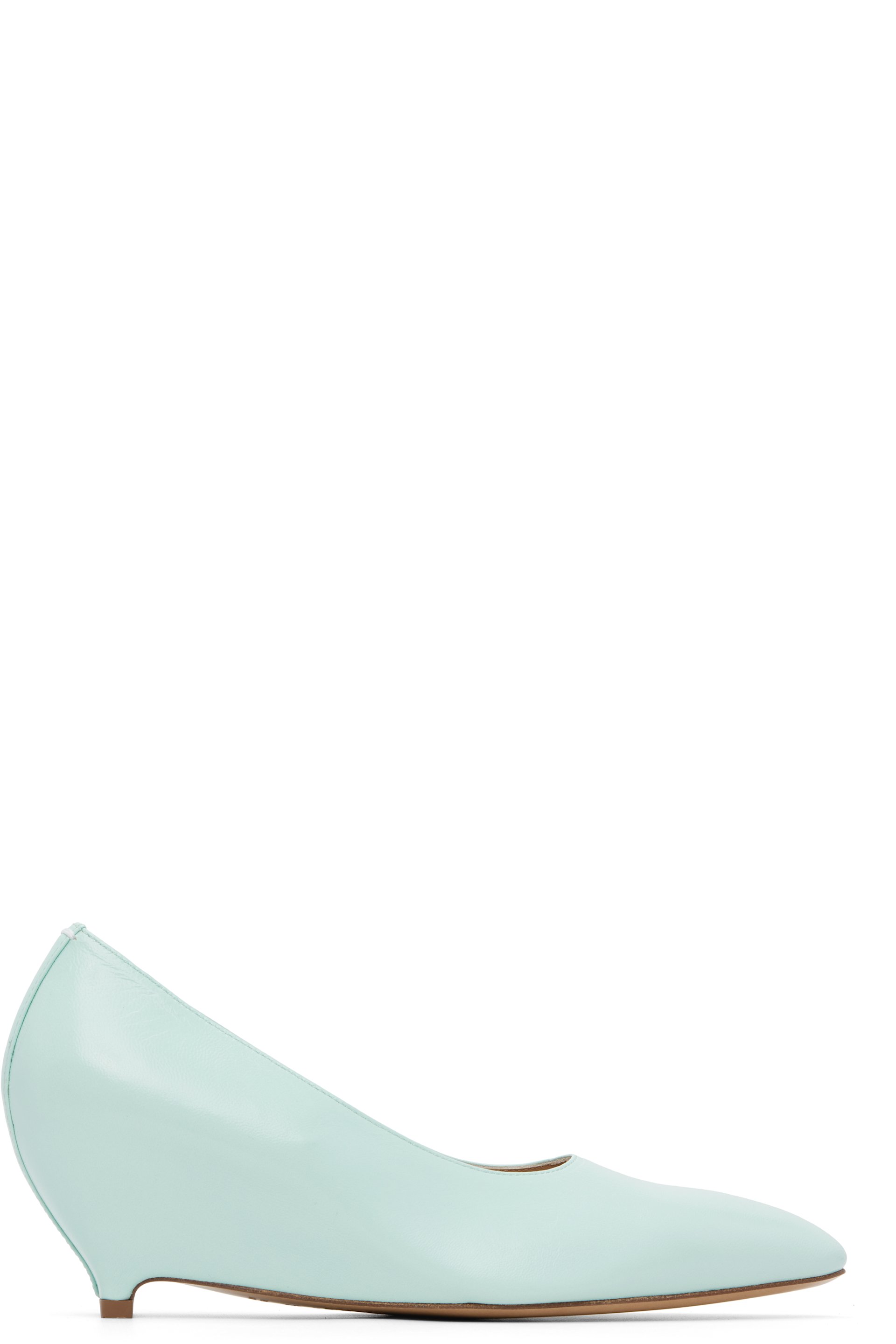 Maison Margiela - Blue Heel-less Kitten Pump Heels