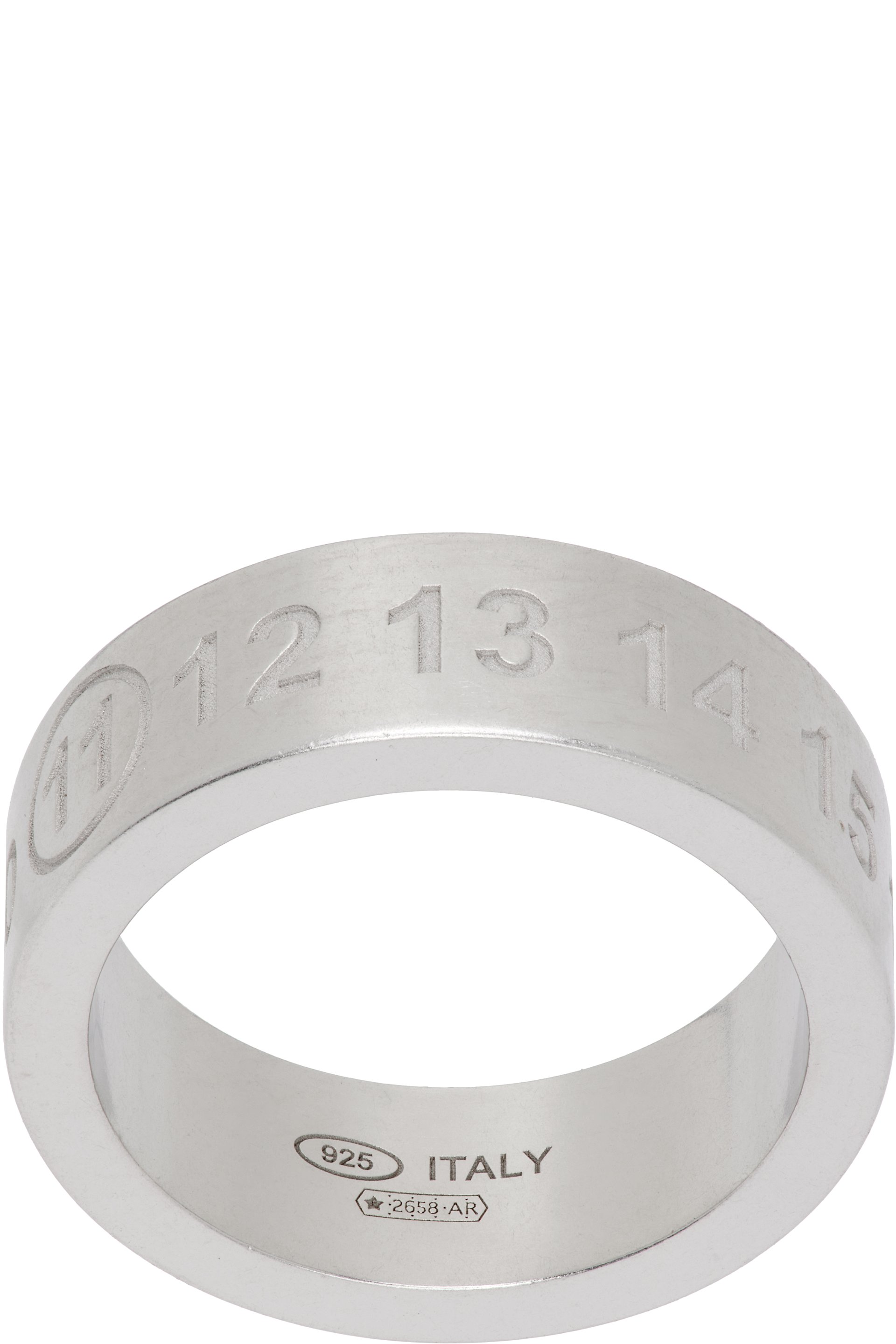 Maison Margiela - Bague à logo numérique