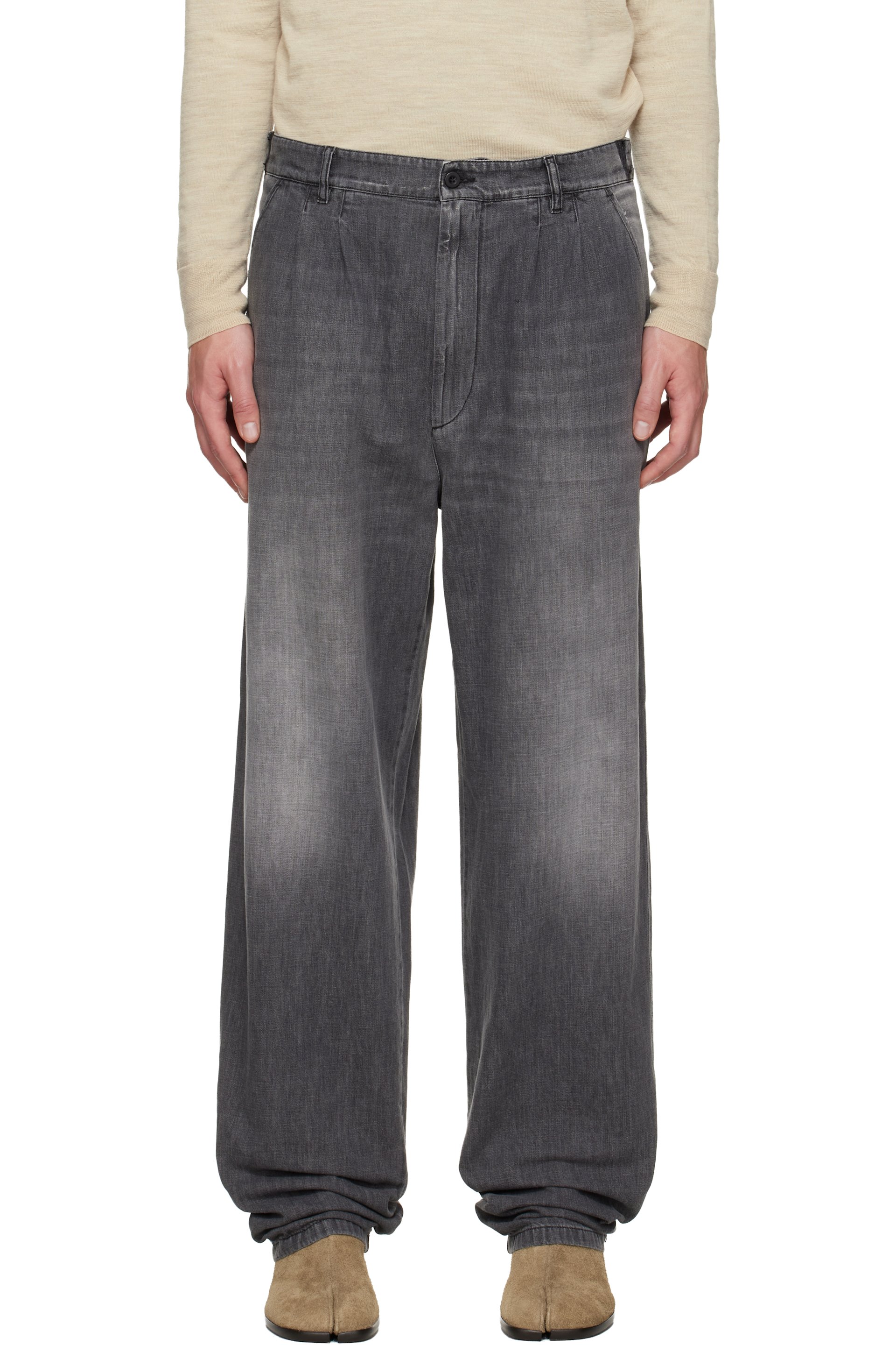Maison Margiela - Gray Straight-Leg Jeans