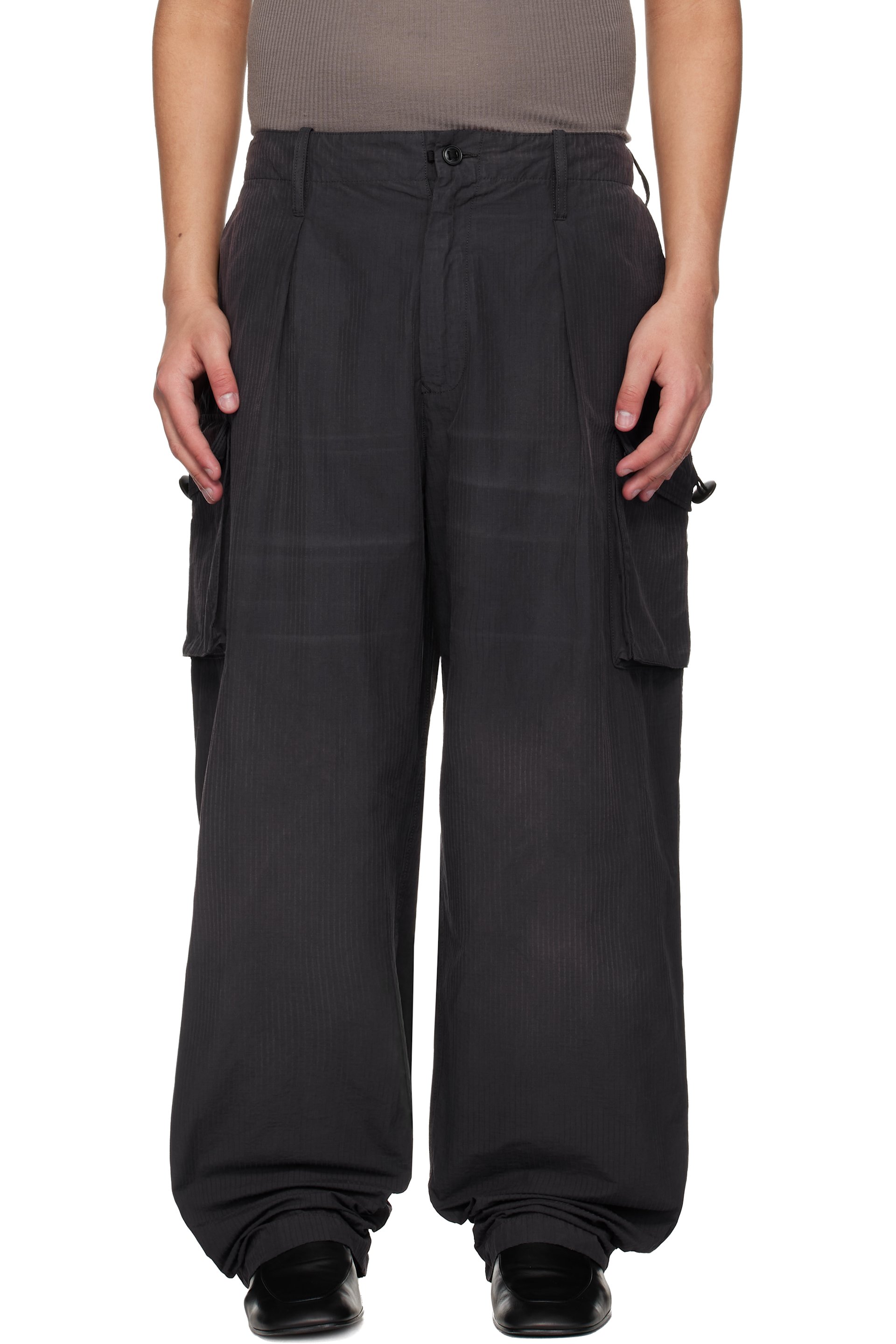 Maison Margiela - Gray Cotton-Blend Cargo Pants