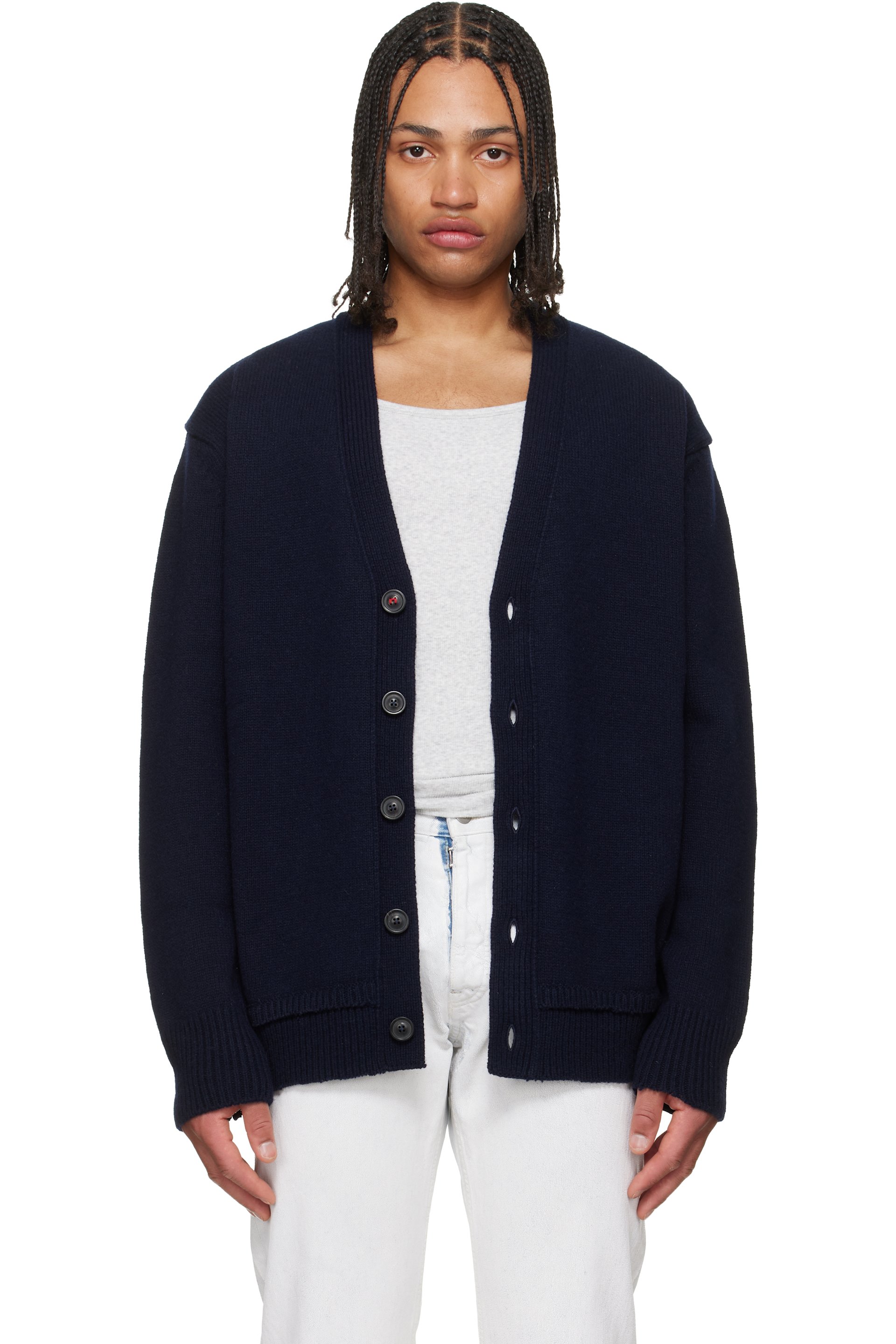 メンズ用 Maison Margiela カーディガン | SSENSE 日本