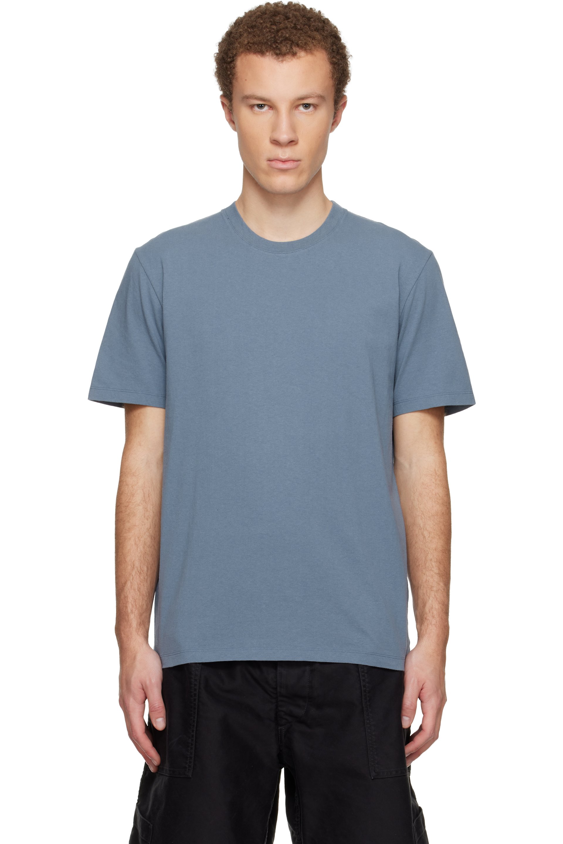 Maison Margiela - Ensemble de trois t-shirts multicolore en jersey de coton