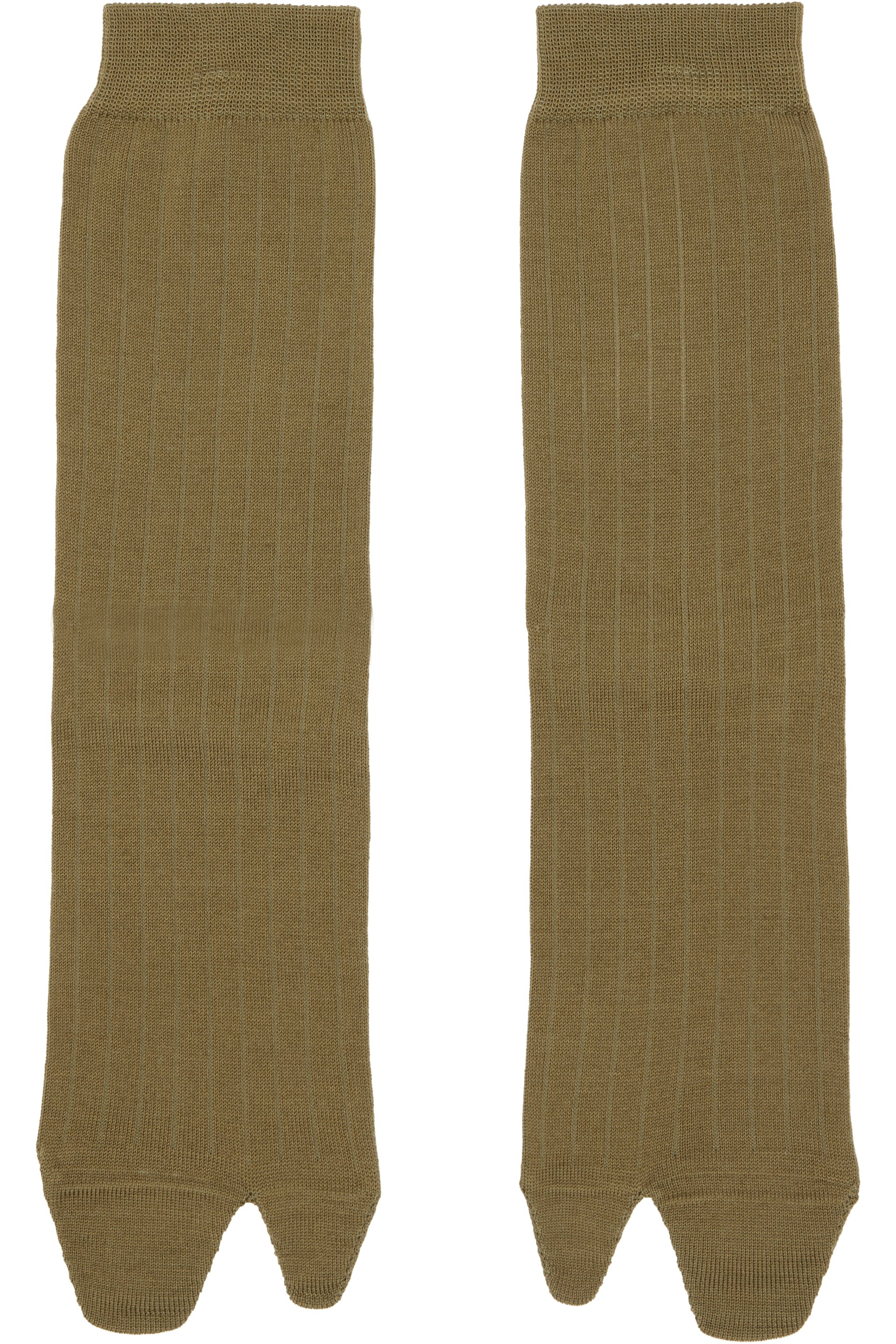 Maison Margiela - Khaki Tabi Socks