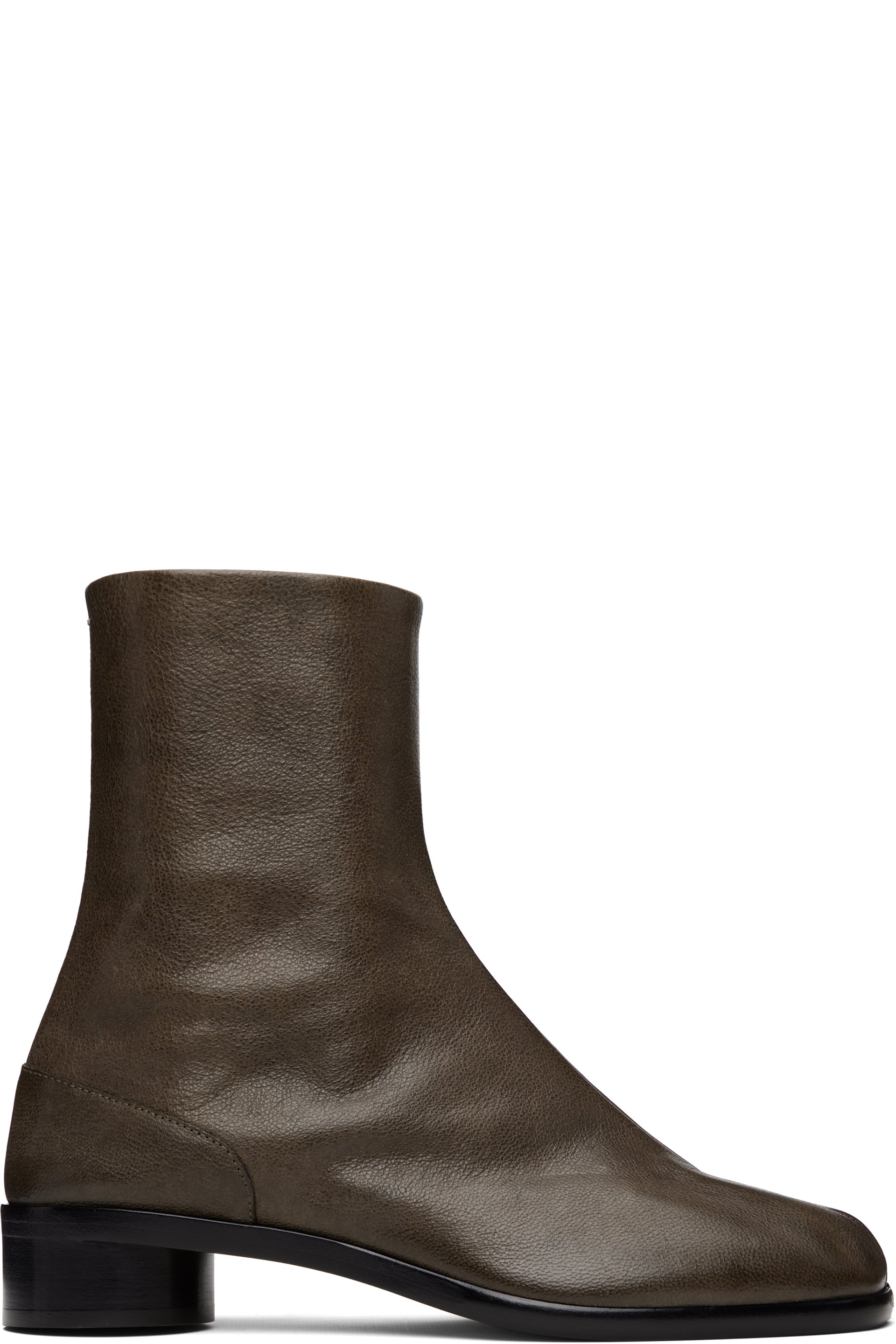 Maison Margiela - Brown Tabi Ankle Boots