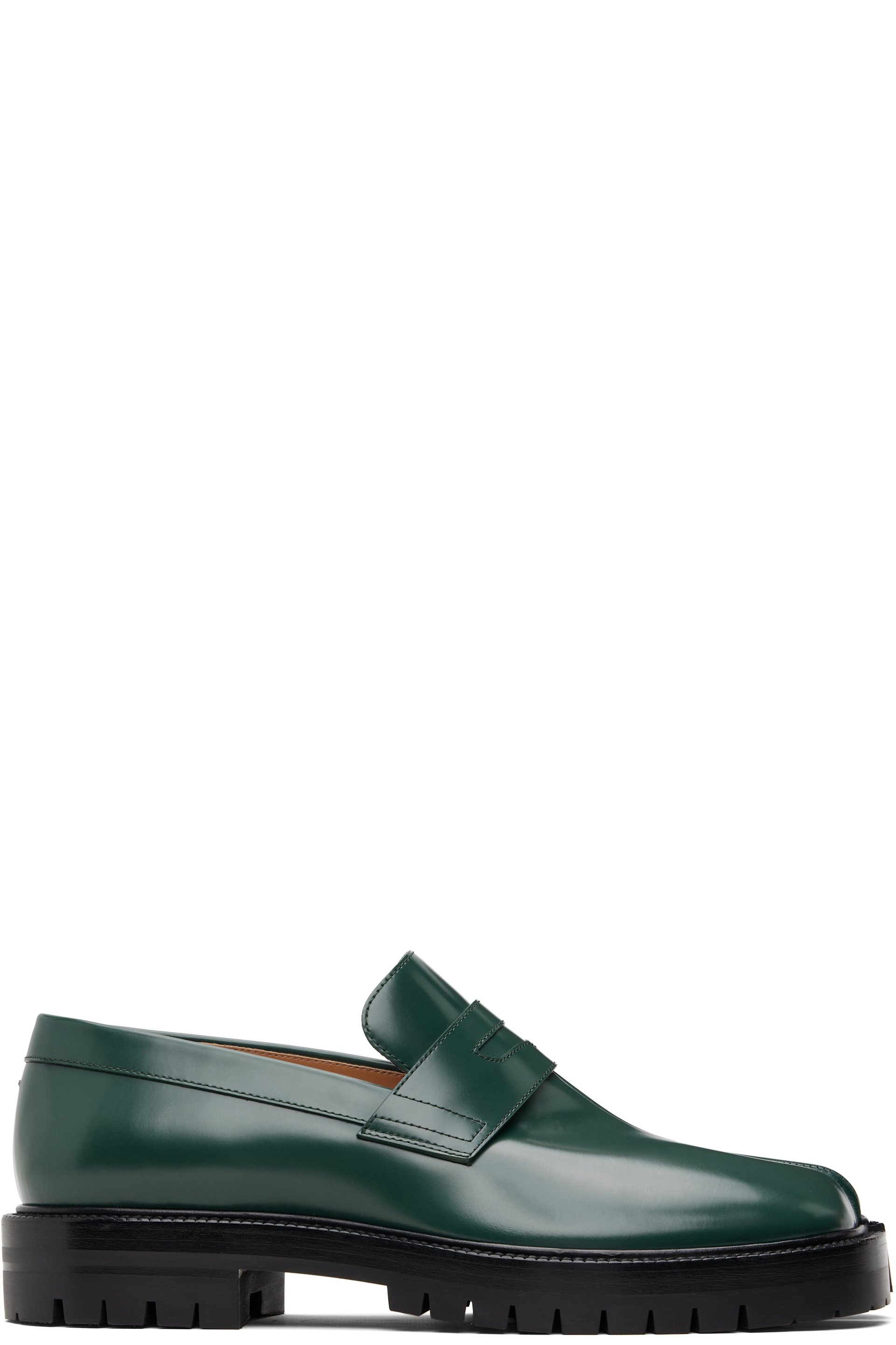 Maison Margiela - Green Tabi Loafers