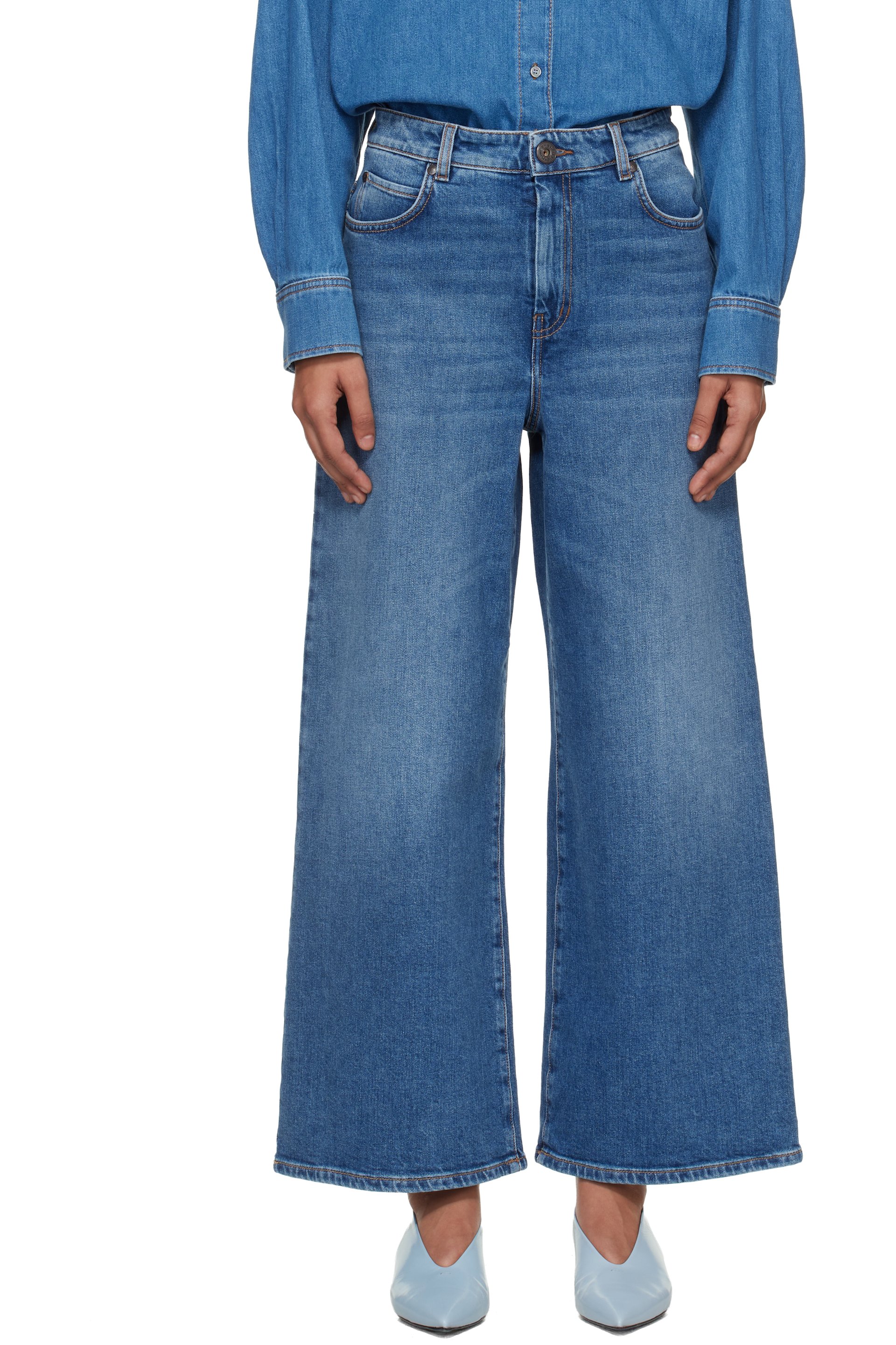 Weekend Max Mara - ブルー Pulvino ジーンズ