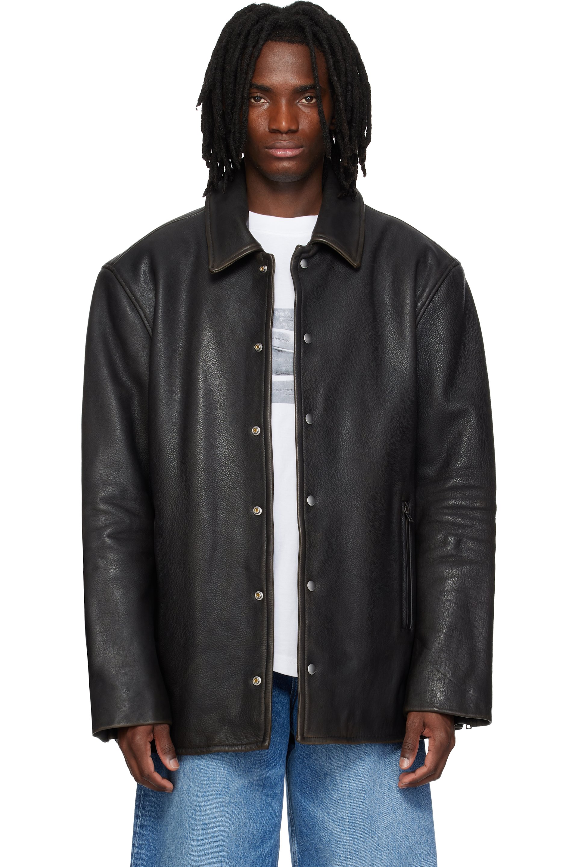 ALEXANDER WANG ブラトップ ブラック LOGO ELASTIC BRA IN RIBBED JERSEY in BLACK | alexanderwang®