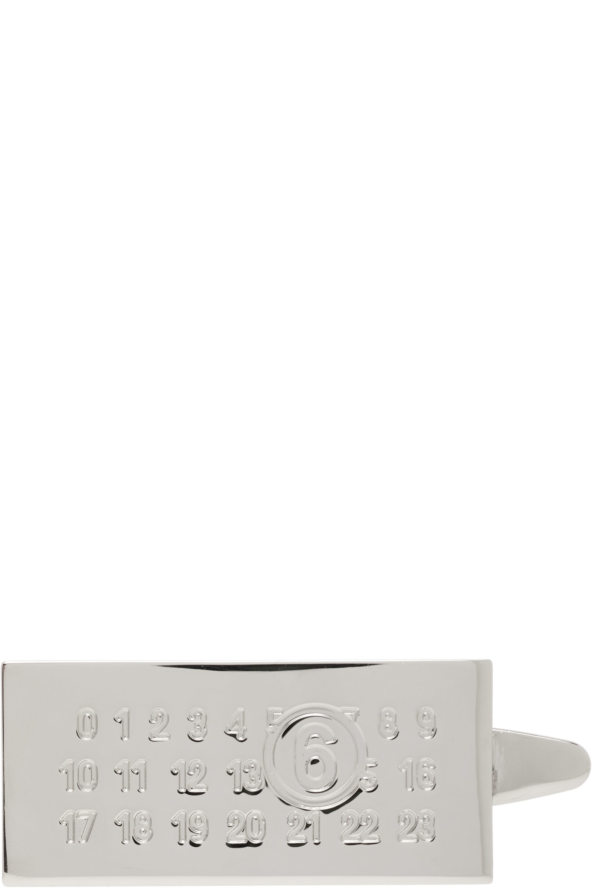 MM6 Maison Margiela - Barrette à logo numérique