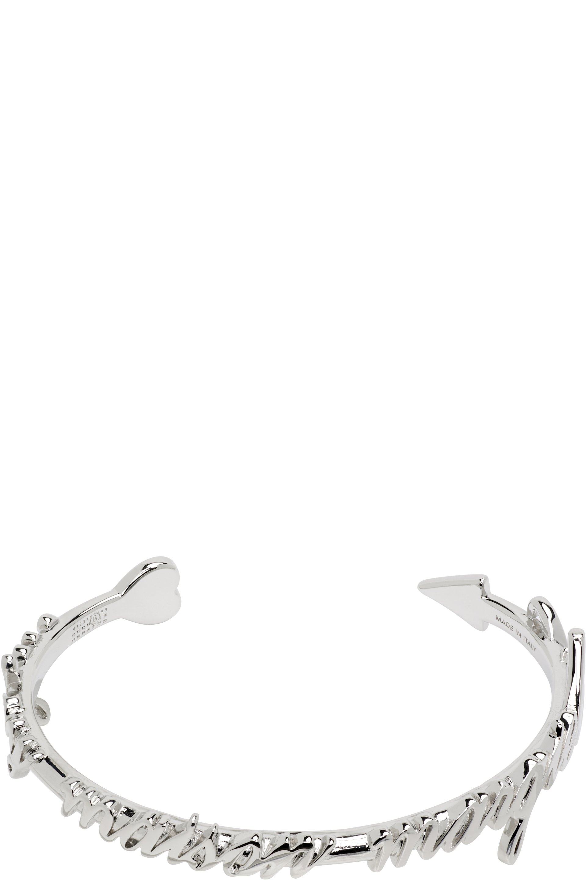 MM6 Maison Margiela - 'Enjoy MM6' Arrow カフブレスレット