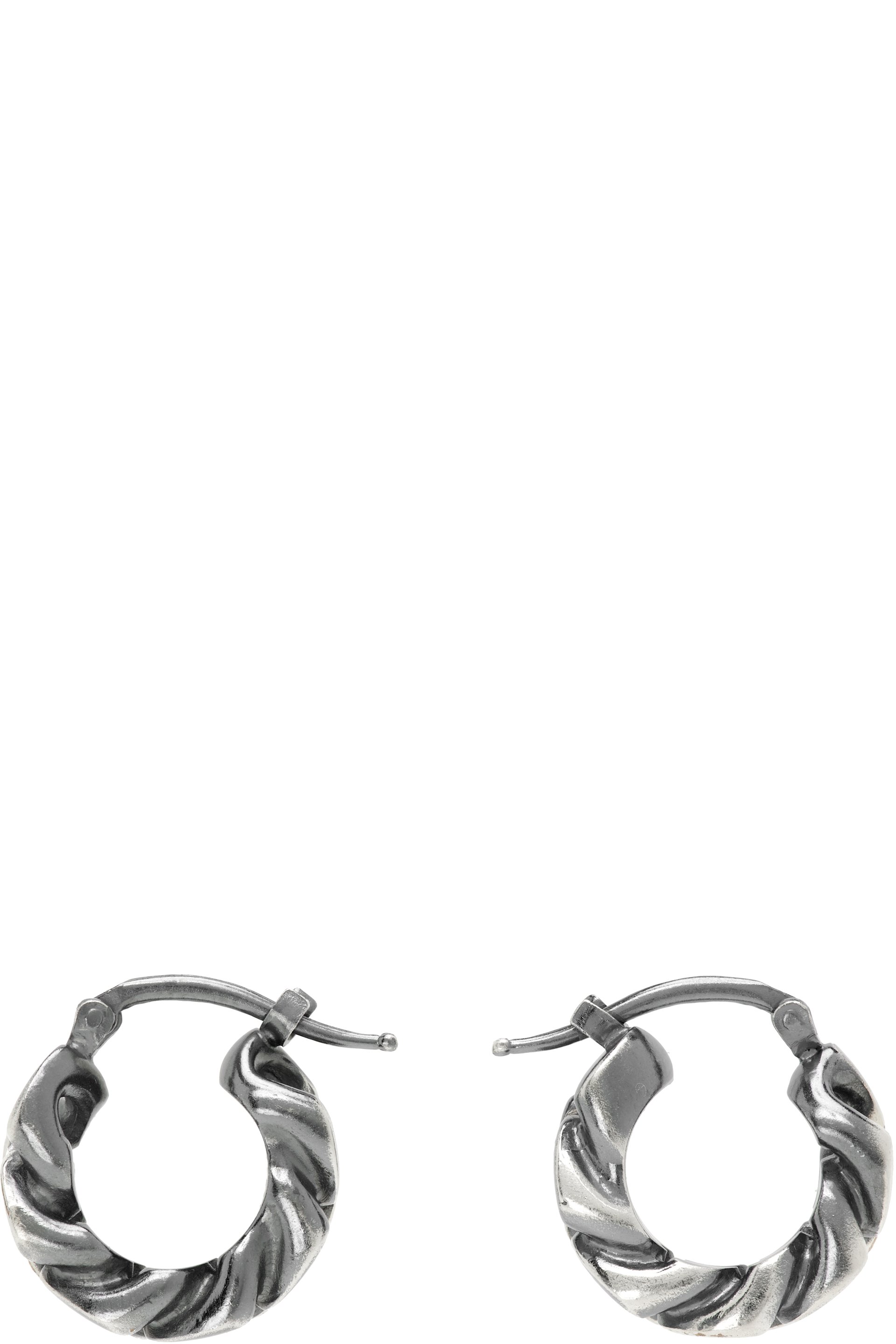 MM6 Maison Margiela - Boucles d'oreilles en chaine