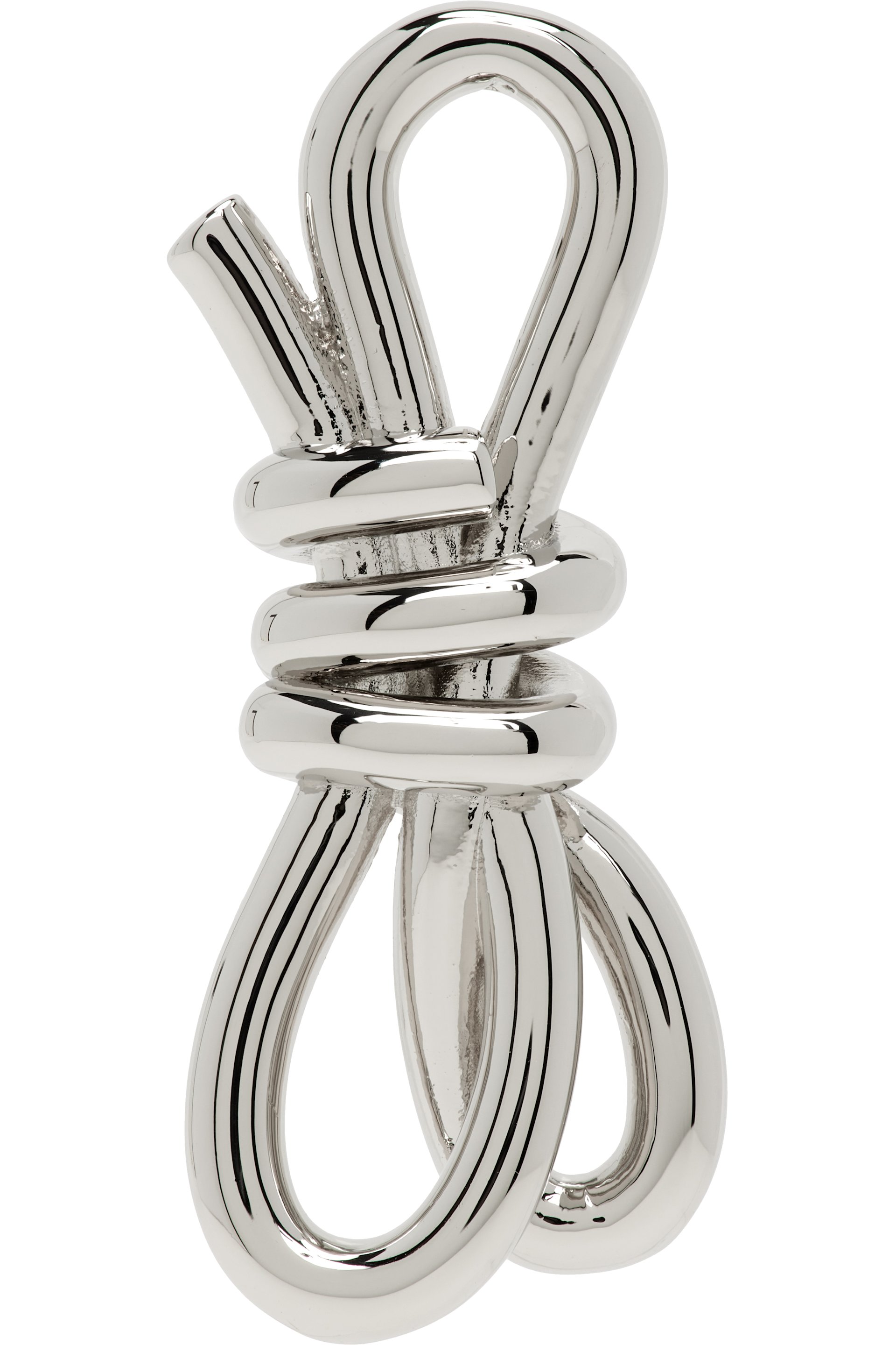 MM6 Maison Margiela - Boucle d'oreille à ornement noué