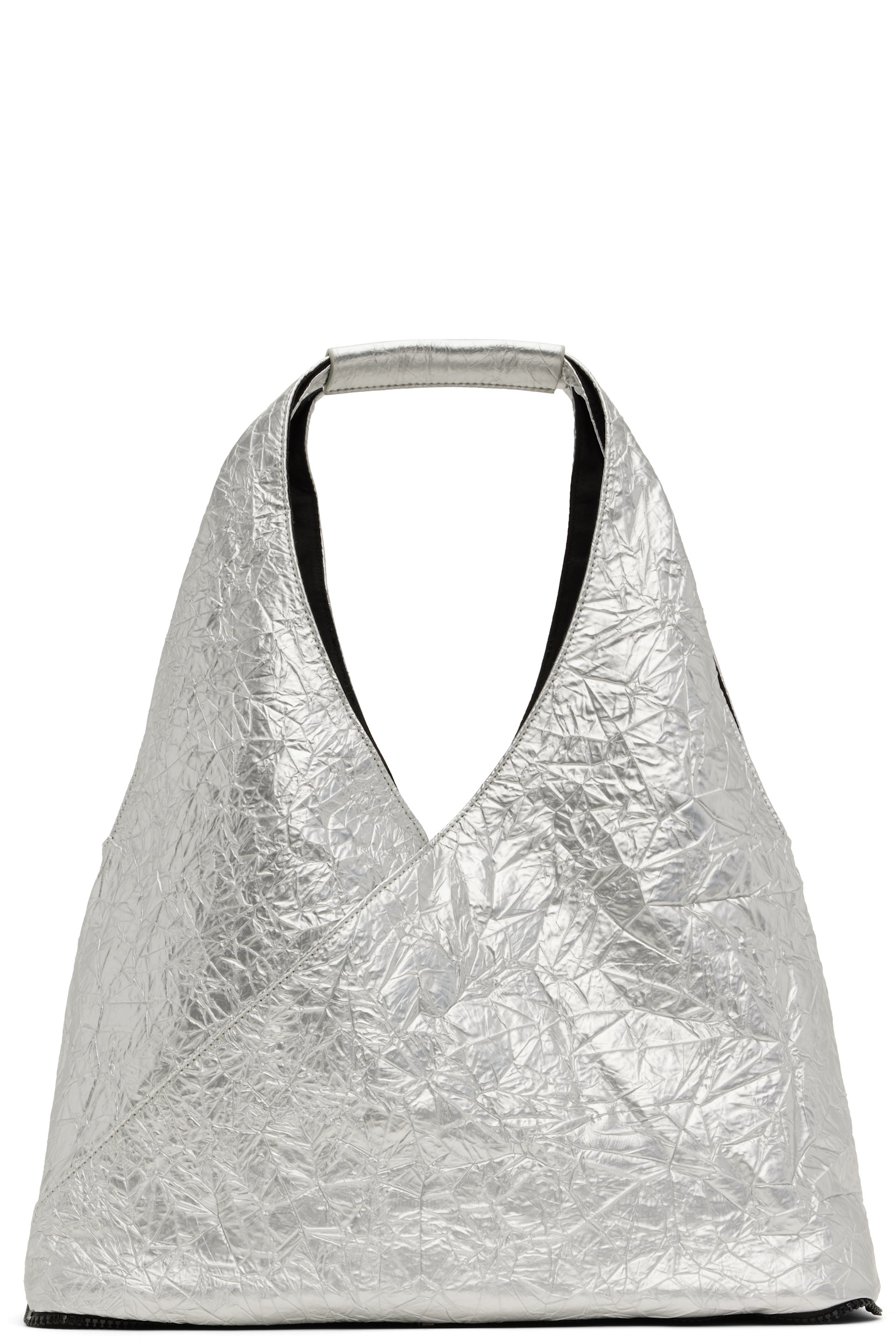 MM6 Maison Margiela - Cabas argenté avec pochette à glissière