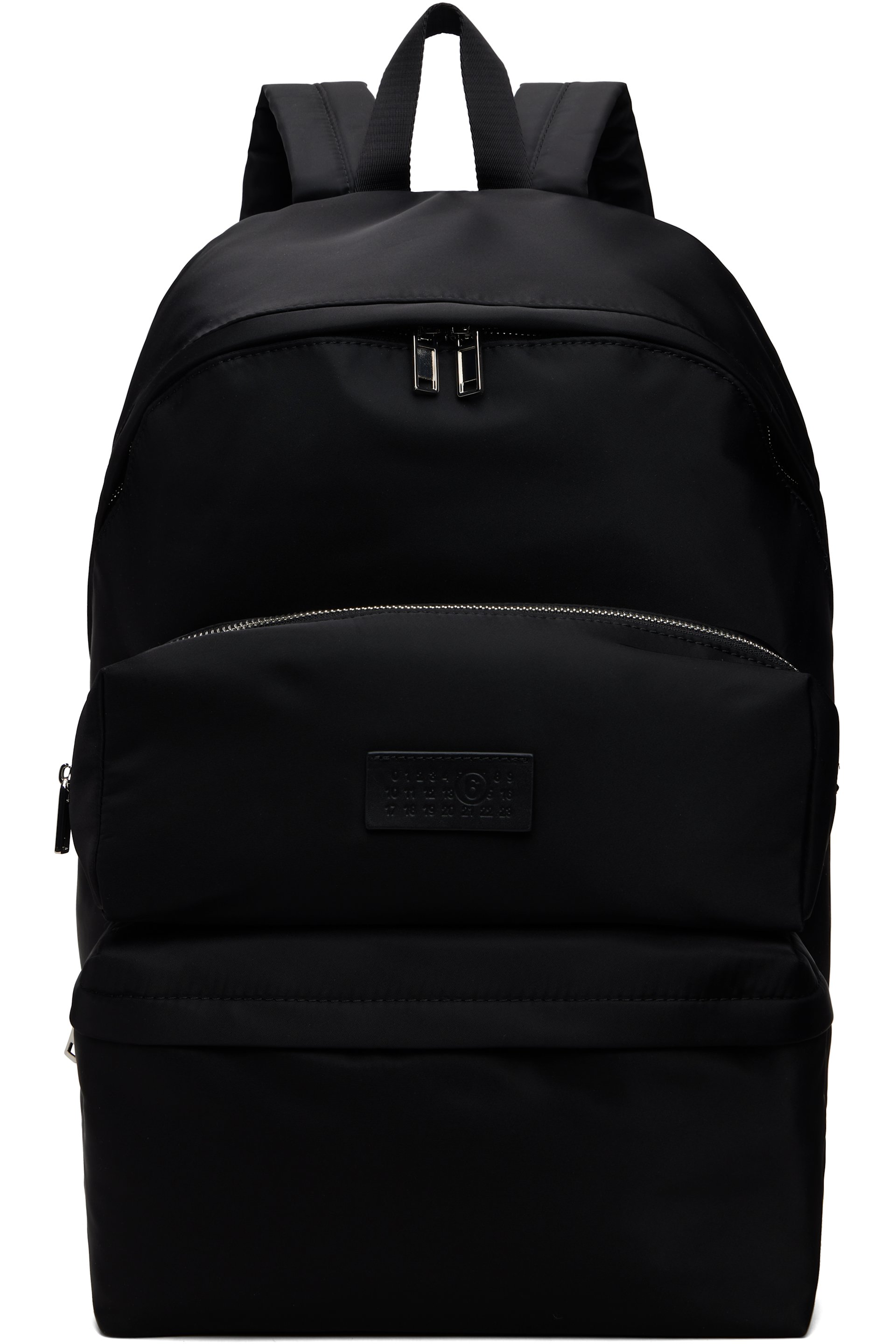 MM6 Maison Margiela - Sac à dos noir à logo numérique