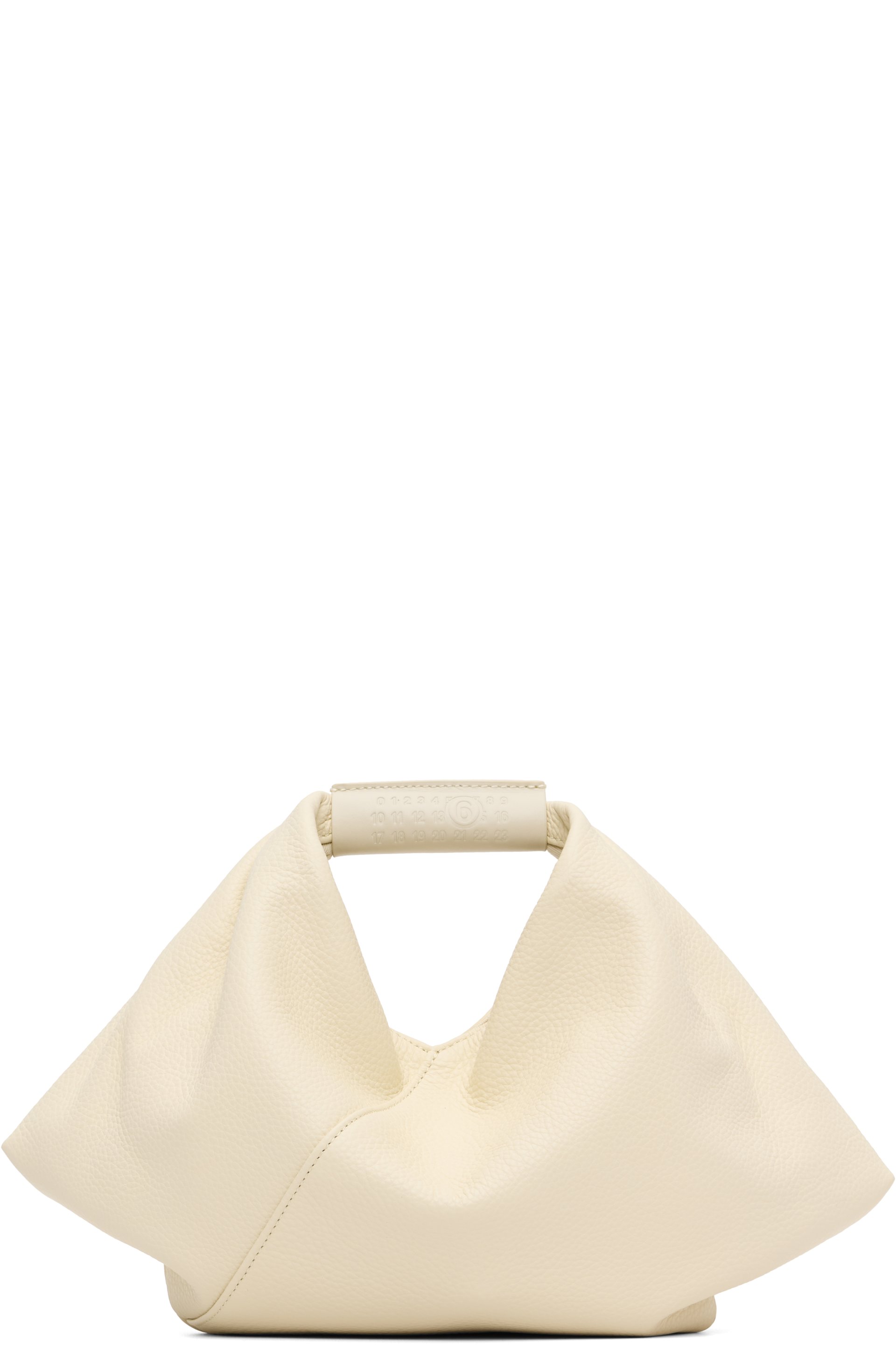 MM6 Maison Margiela - Sac triangulaire blanc cassé