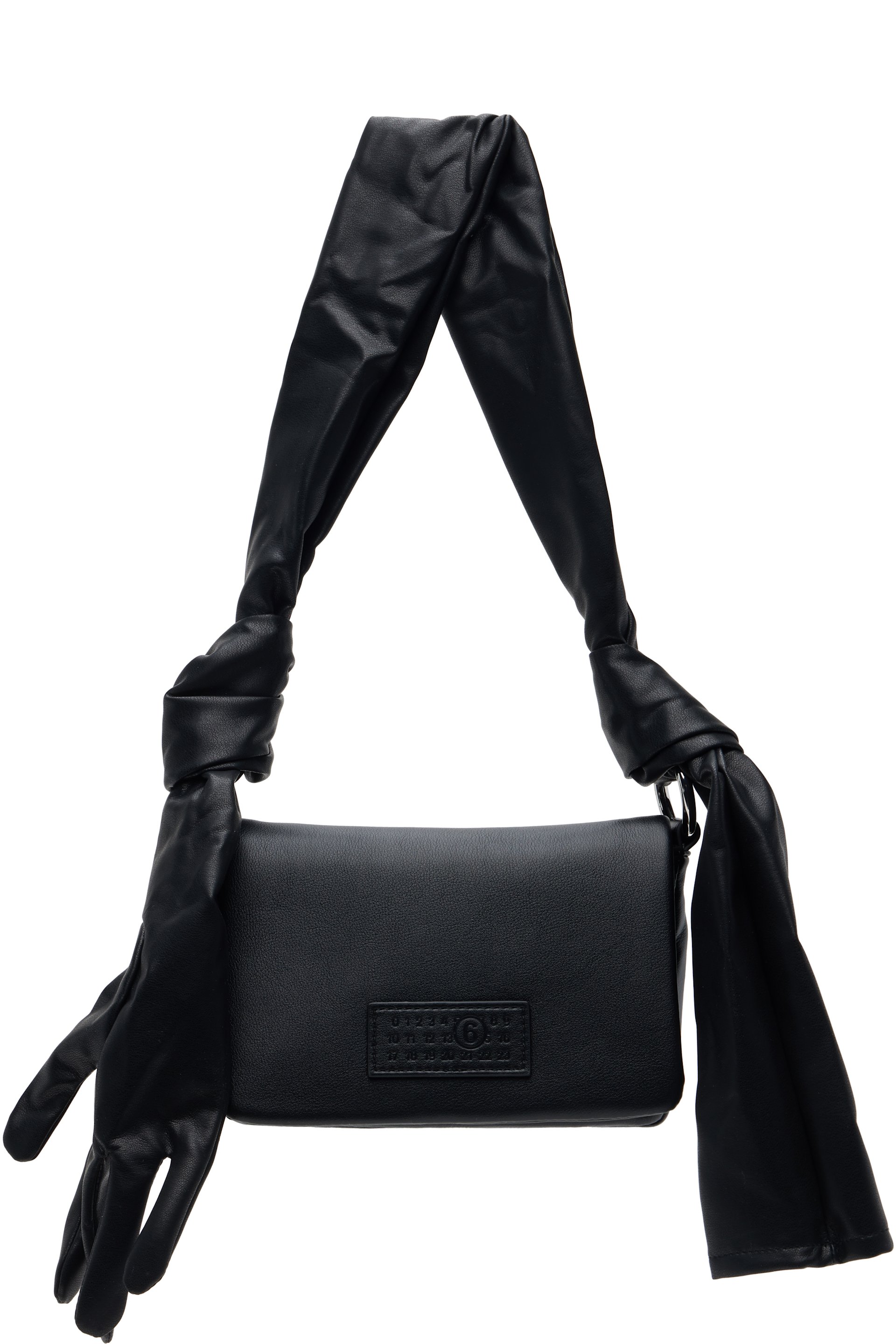 MM6 Maison Margiela: ブラック Gloves ショルダーバッグ | SSENSE 日本