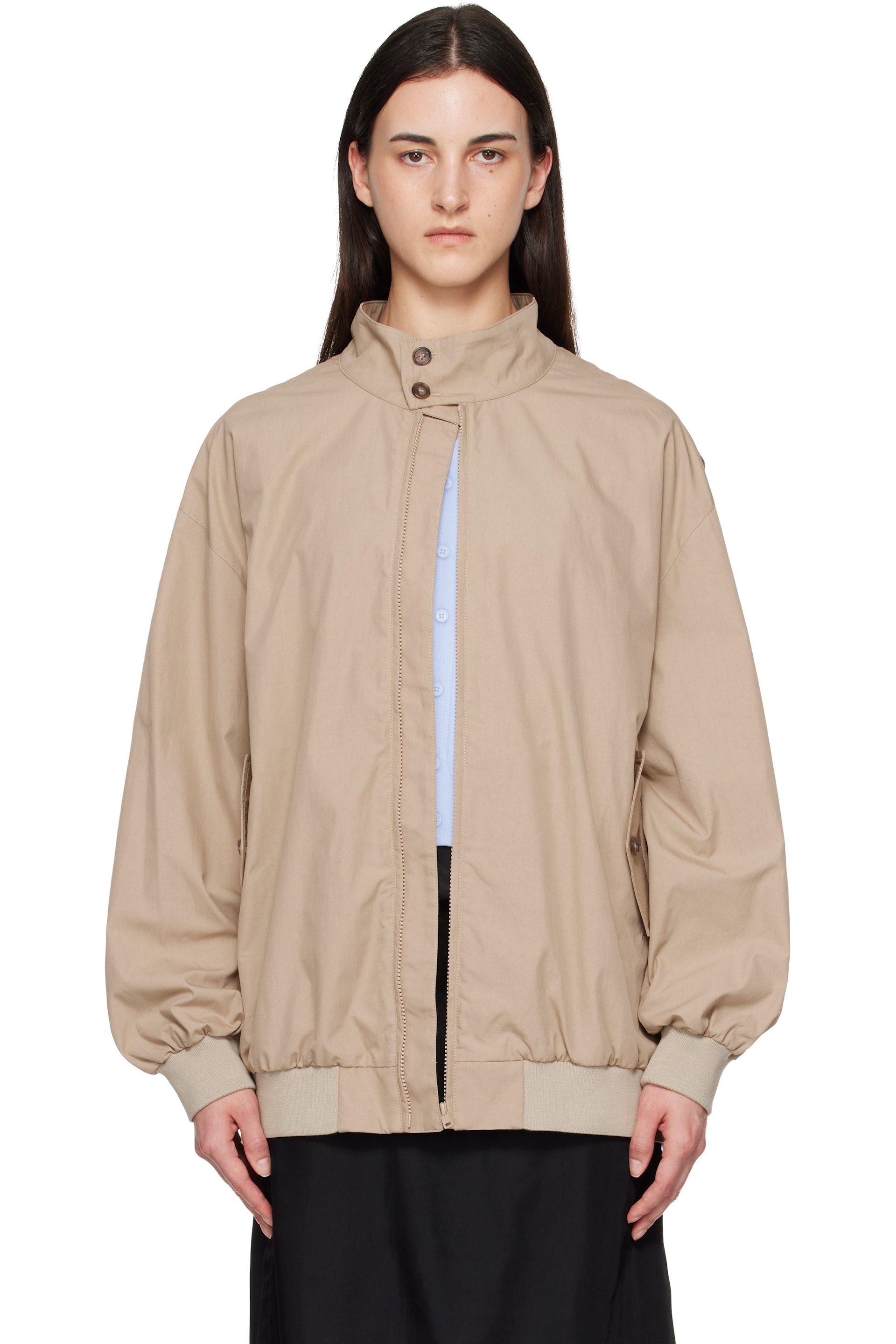 MM6 Maison Margiela - Beige Sports Jacket