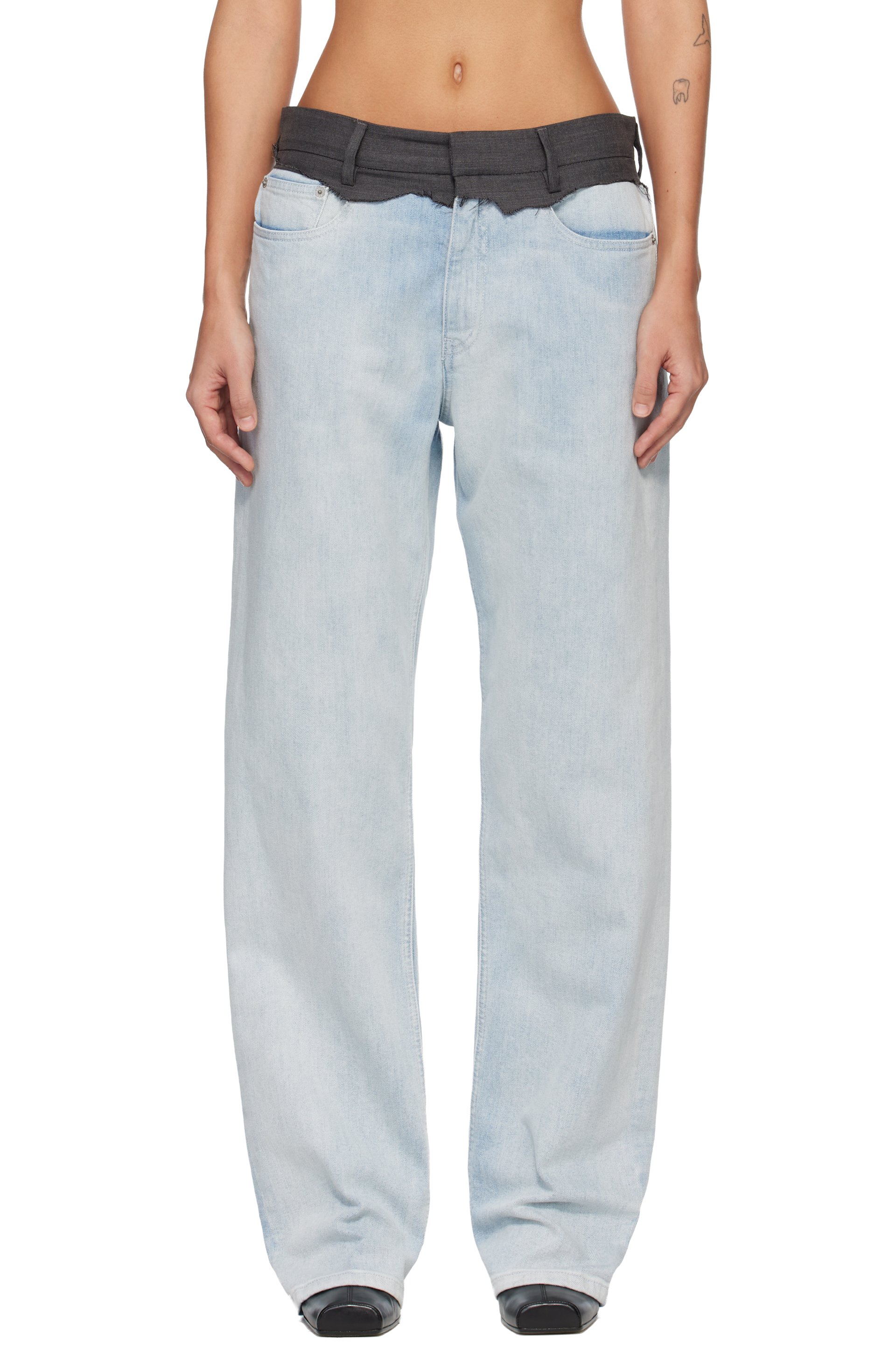 MM6 Maison Margiela - Jean droit bleu