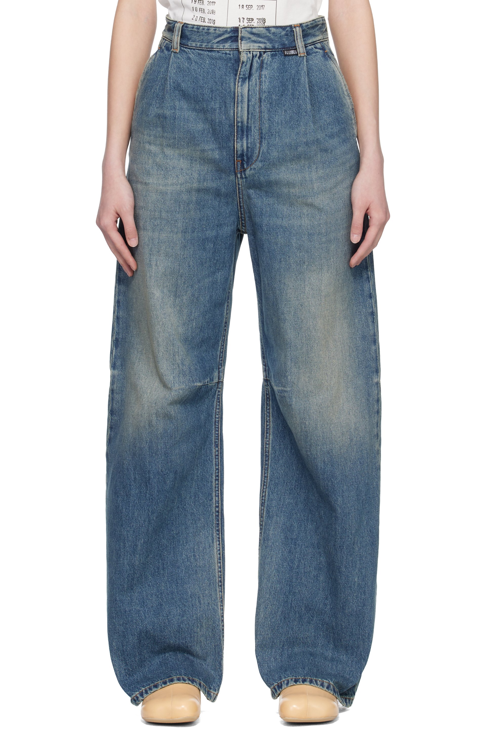 MM6 Maison Margiela - Jean ample bleu