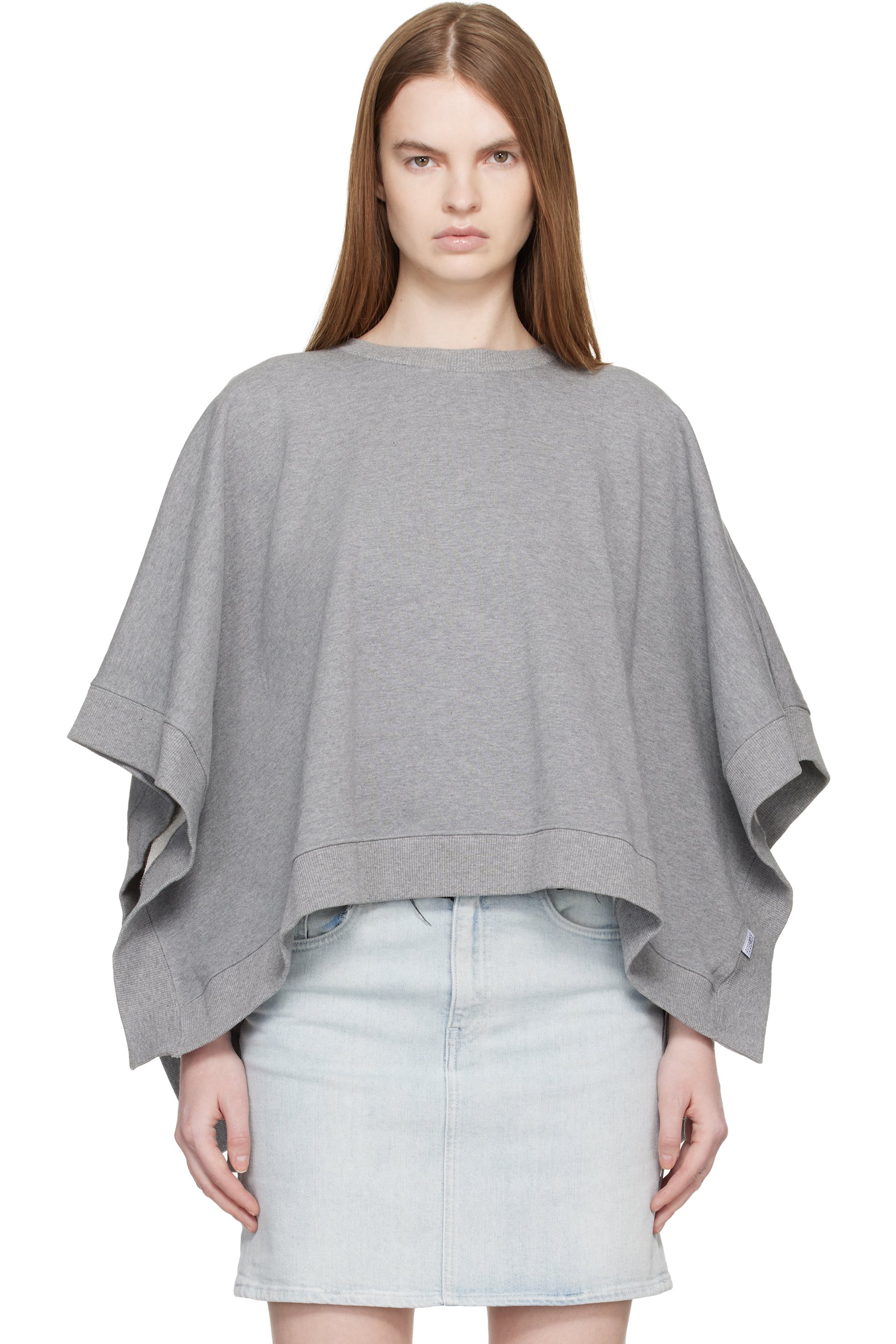 MM6 Maison Margiela - グレー Unbrushed Cotton スウェットシャツ