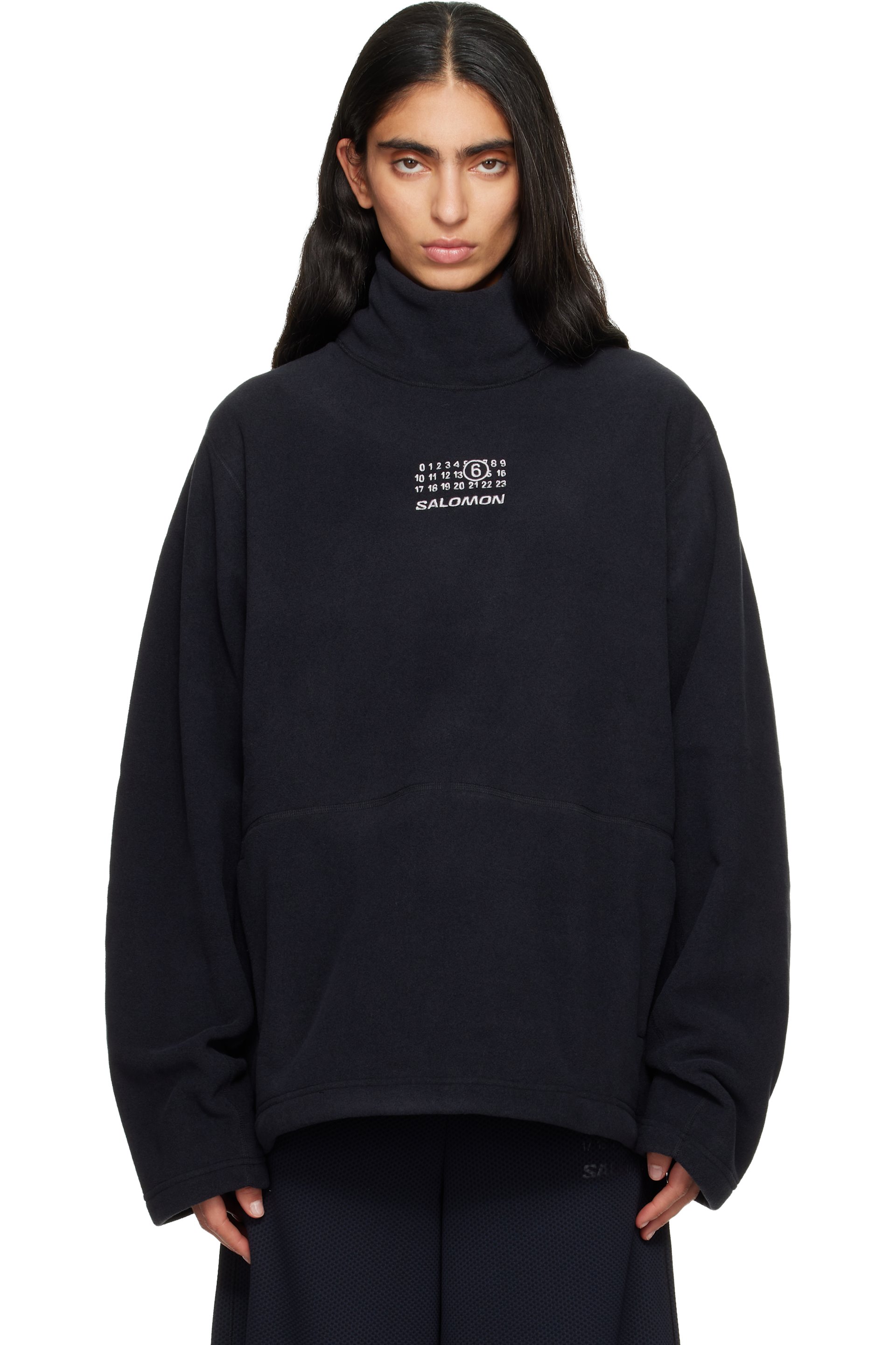MM6 Maison Margiela: ブラック Salomonエディション Pile