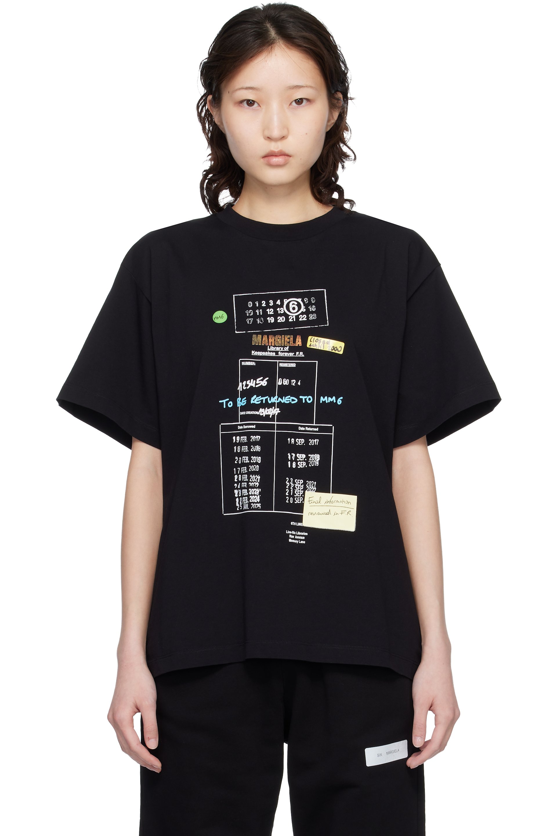 MM6 Maison Margiela ローズプリント Tシャツ ウィメンズ用 MM6 Maison Margiela Tシャツ | SSENSE 日本