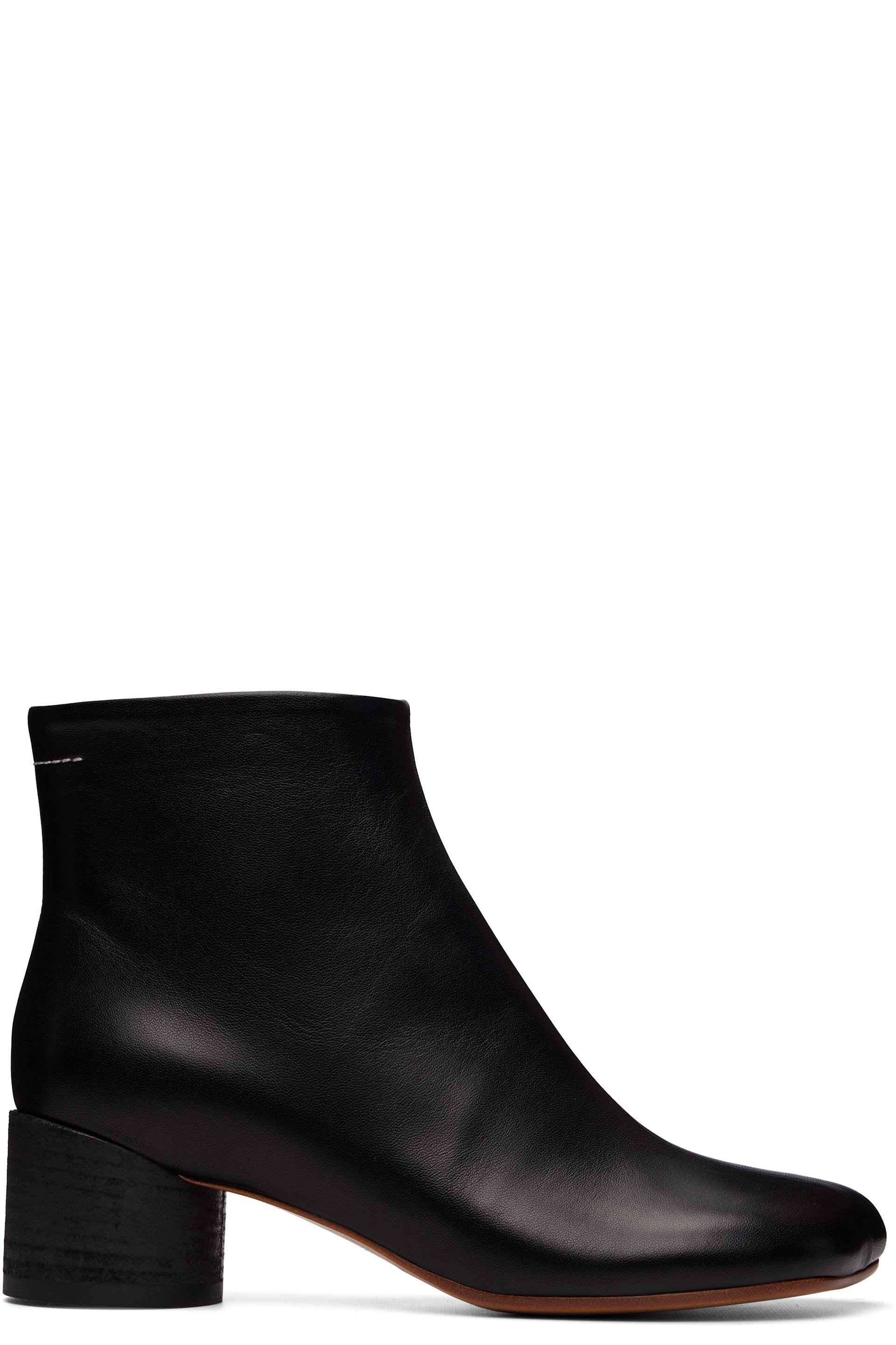 MM6 Maison Margiela - Bottines noires à bout anatomique