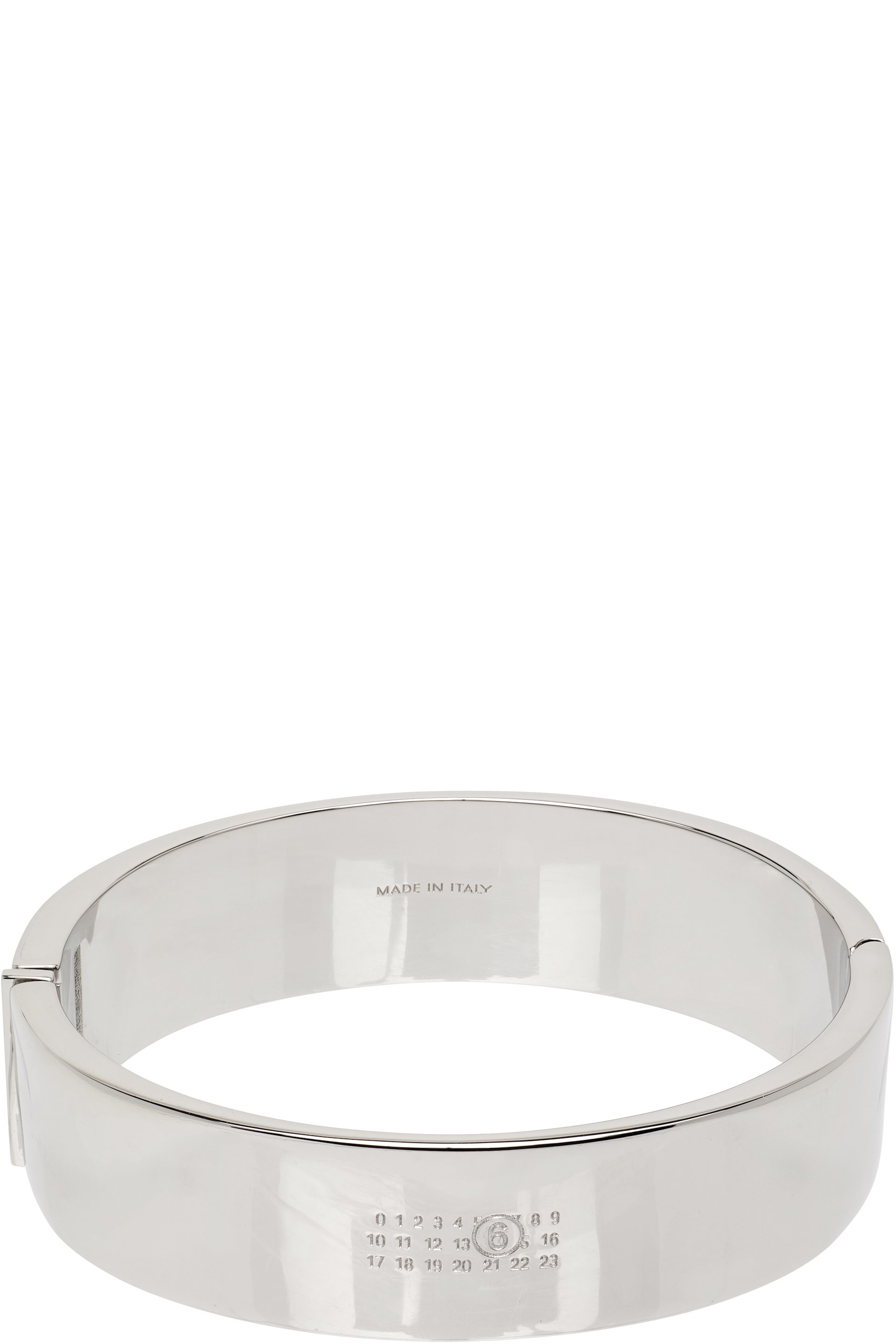 MM6 Maison Margiela - Engraved-Logo Bracelet