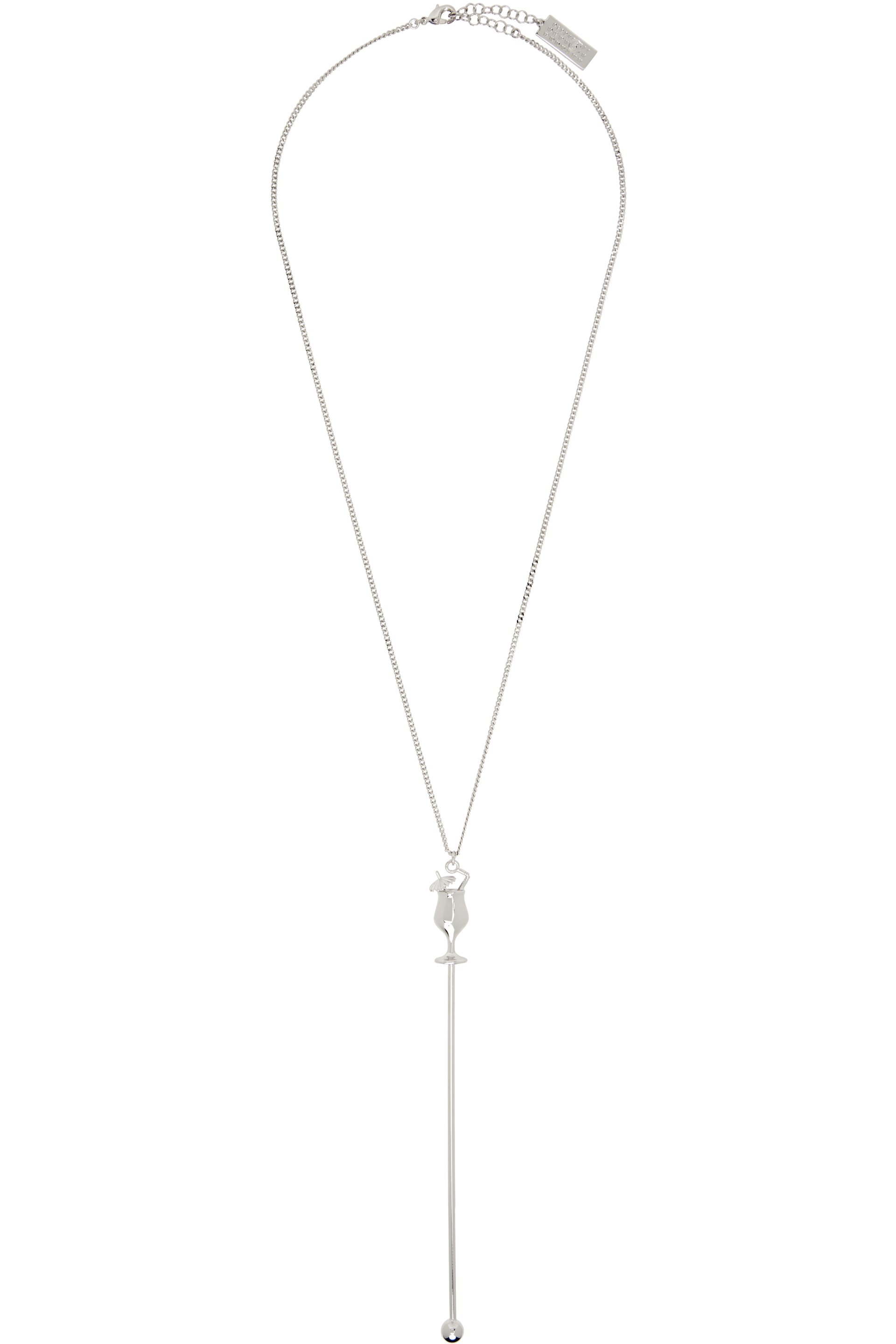 Cocktail Pendant Necklace by MM6 Maison Margiela on Sale