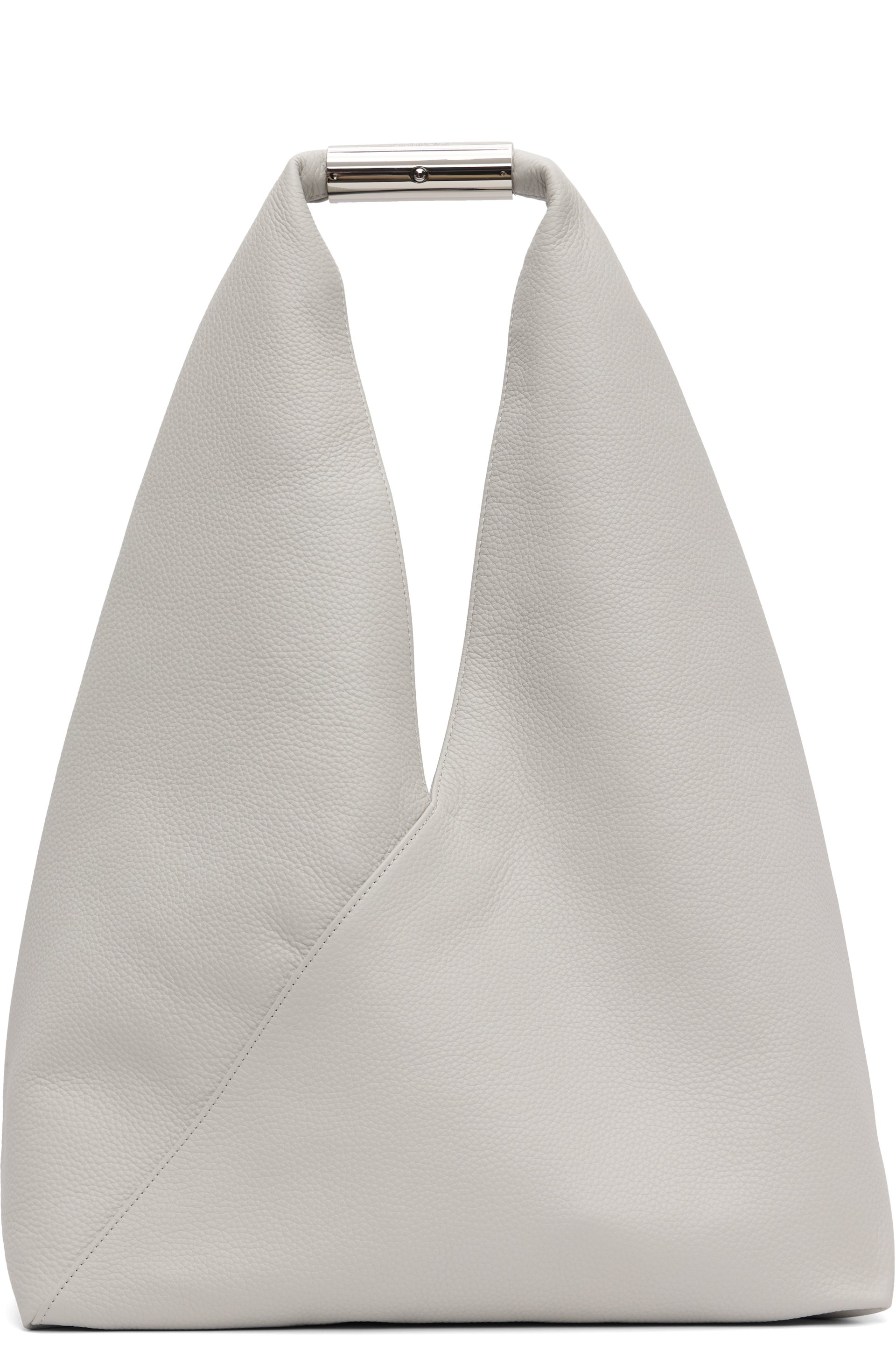 MM6 Maison Margiela - Cabas gris à poignée à ferrure