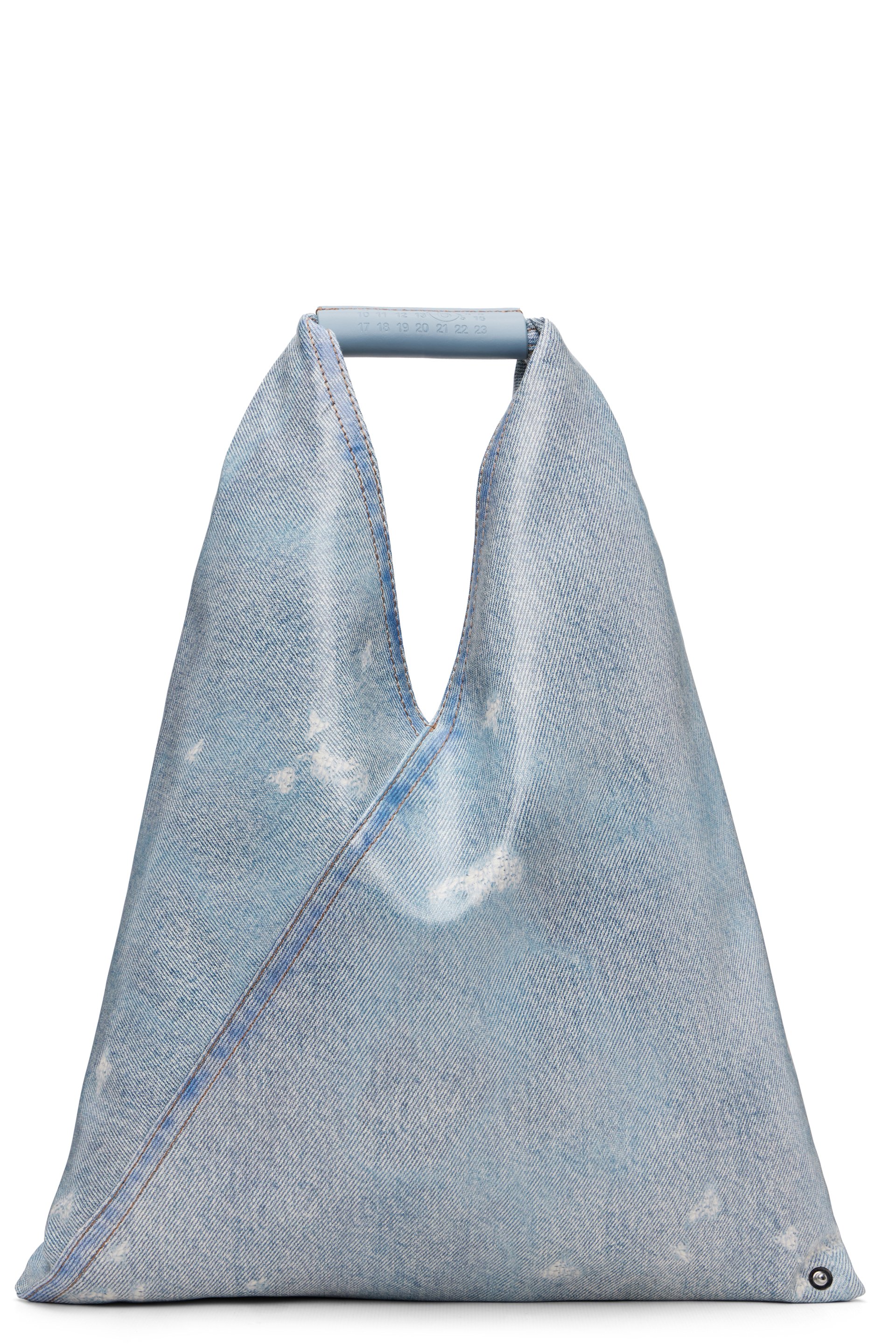 MM6 Maison Margiela - Petit cabas triangulaire bleu