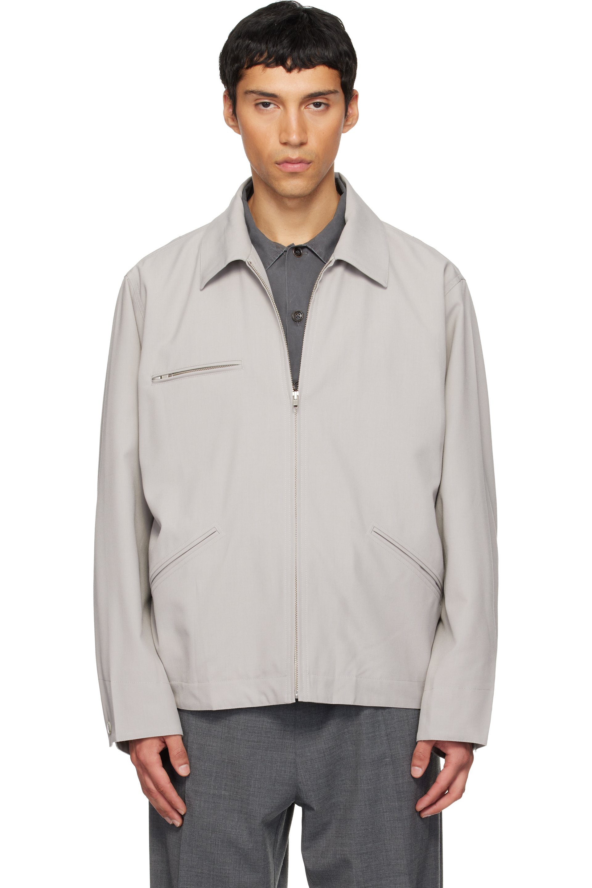 MM6 Maison Margiela - Gray Sports Jacket
