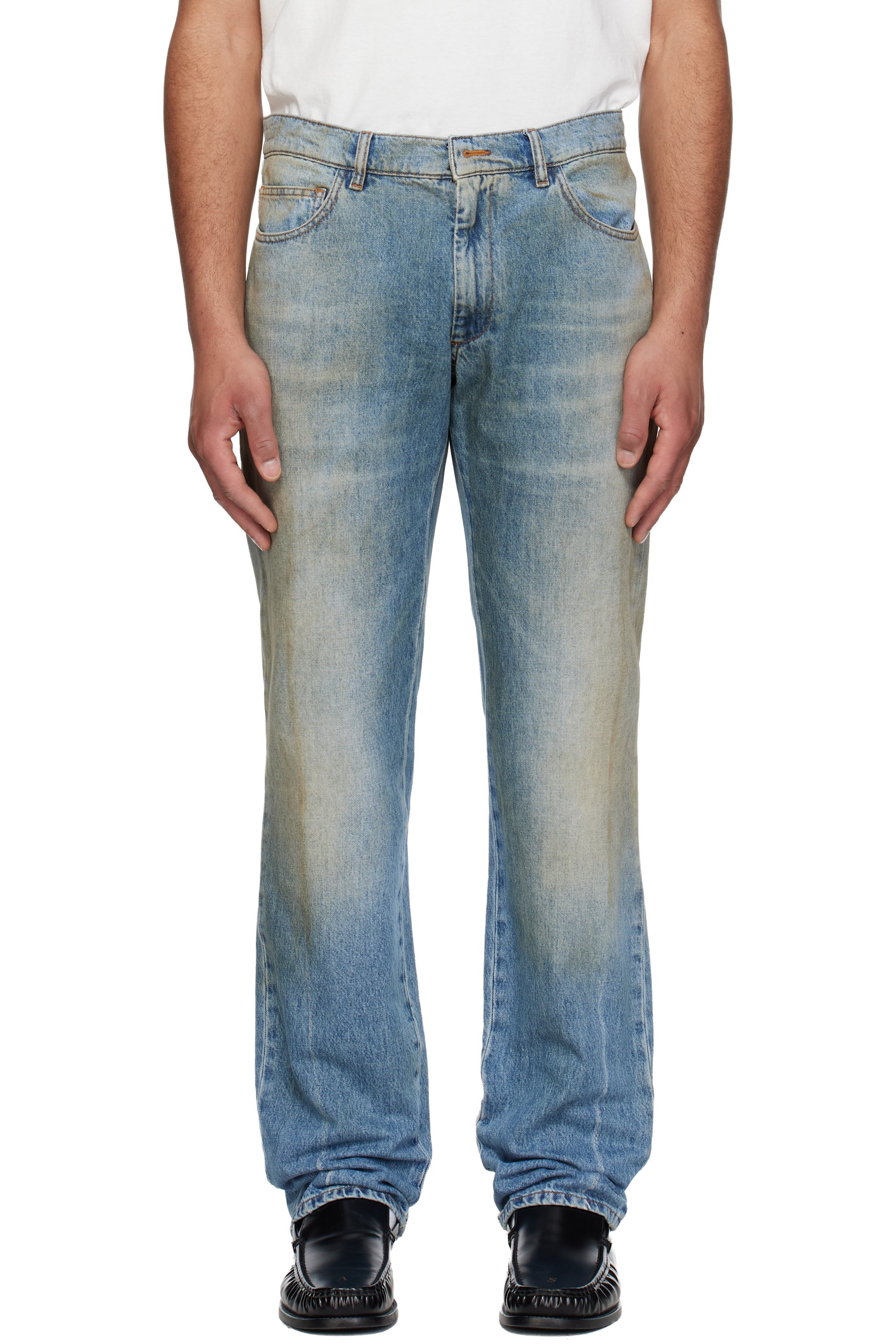 MM6 Maison Margiela - Blue Faded Jeans