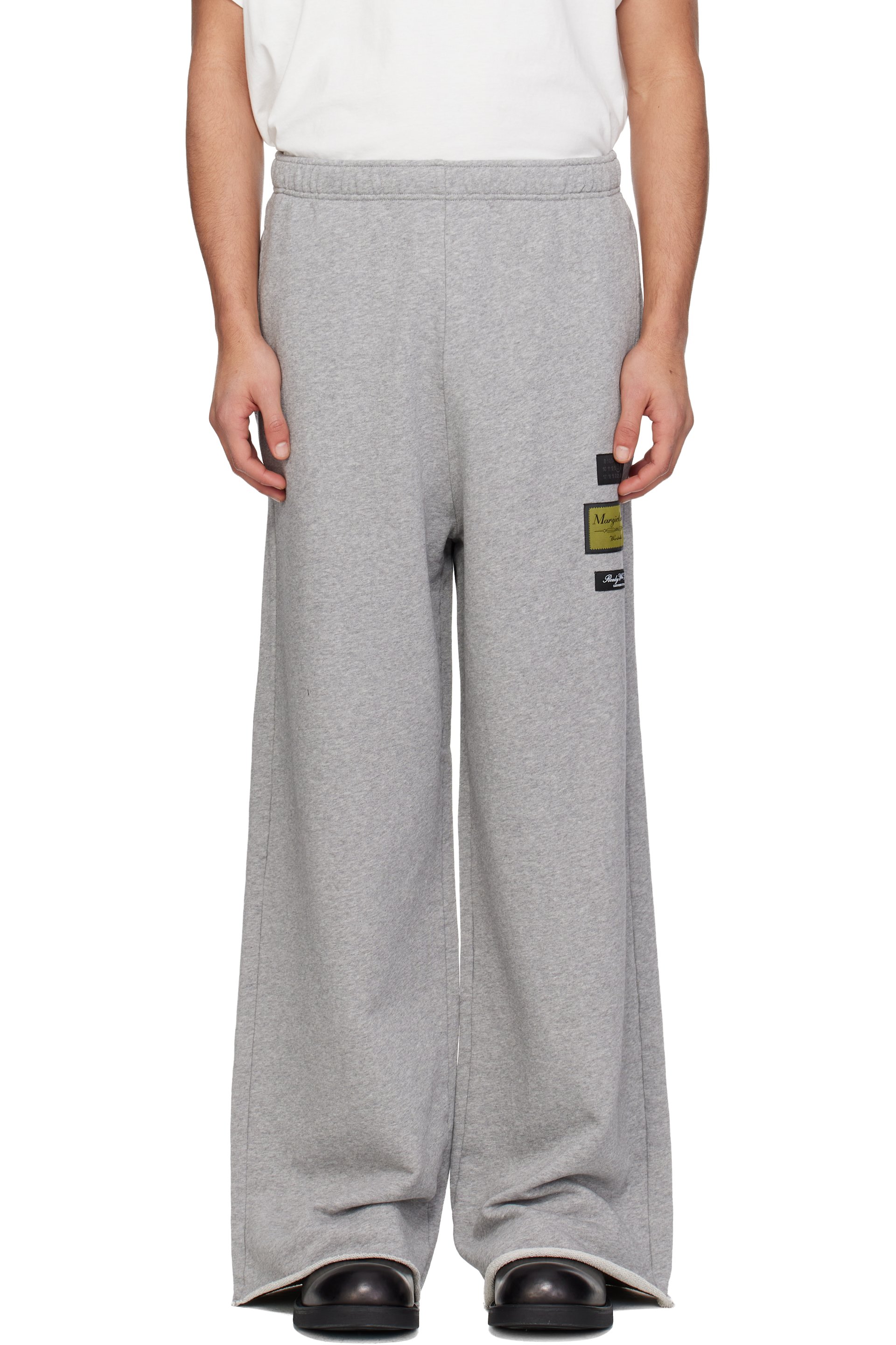 MM6 maison margiela ワイドスウェットパンツ 23SS メンズ用 MM6 Maison Margiela スウェットパンツ | SSENSE 日本