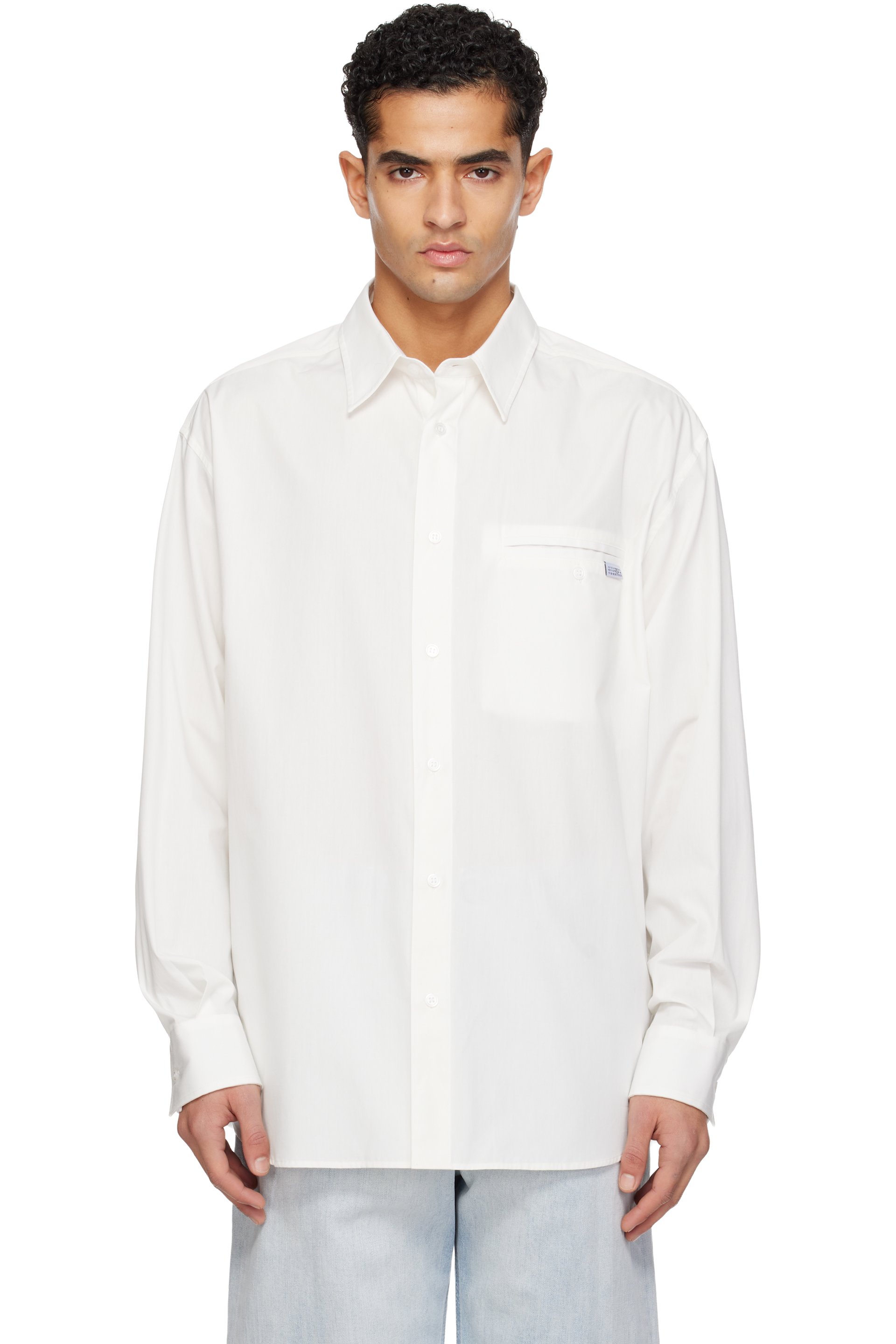 MM6 Maison Margiela - Chemise blanche en coton