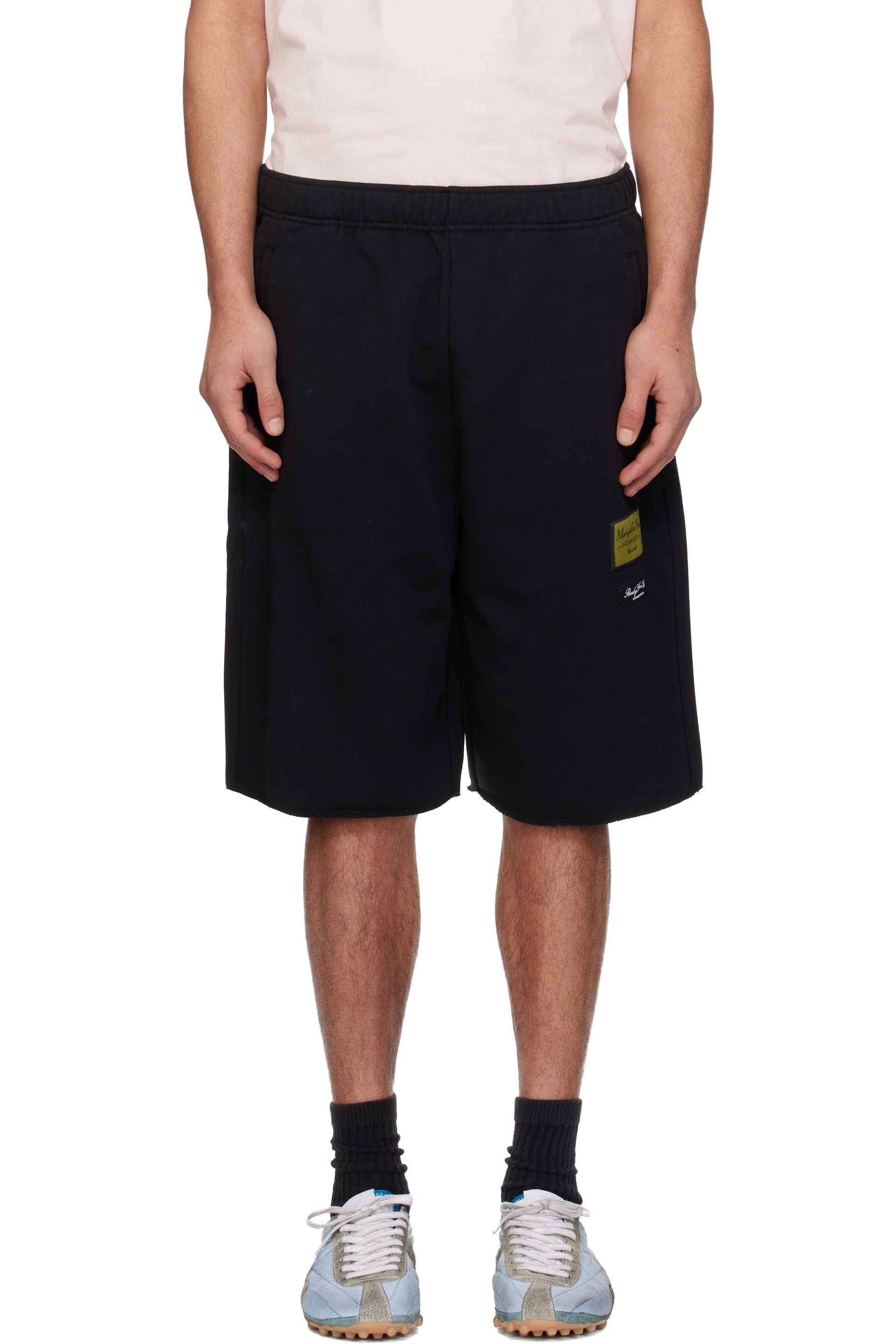 MM6 Maison Margiela - Black Label Patch Shorts