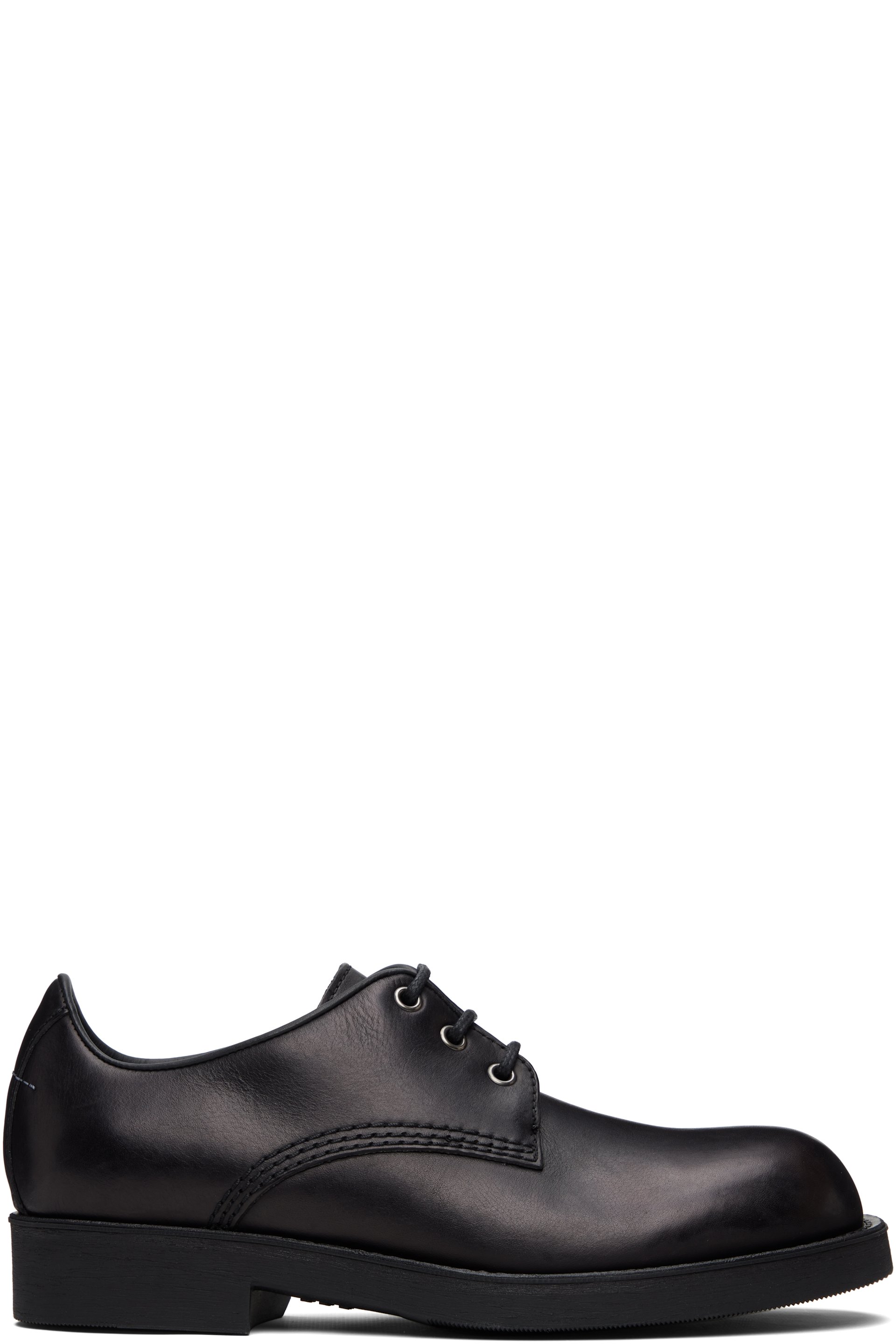 MM6 Maison Margiela - Black Lace-Up Derbys