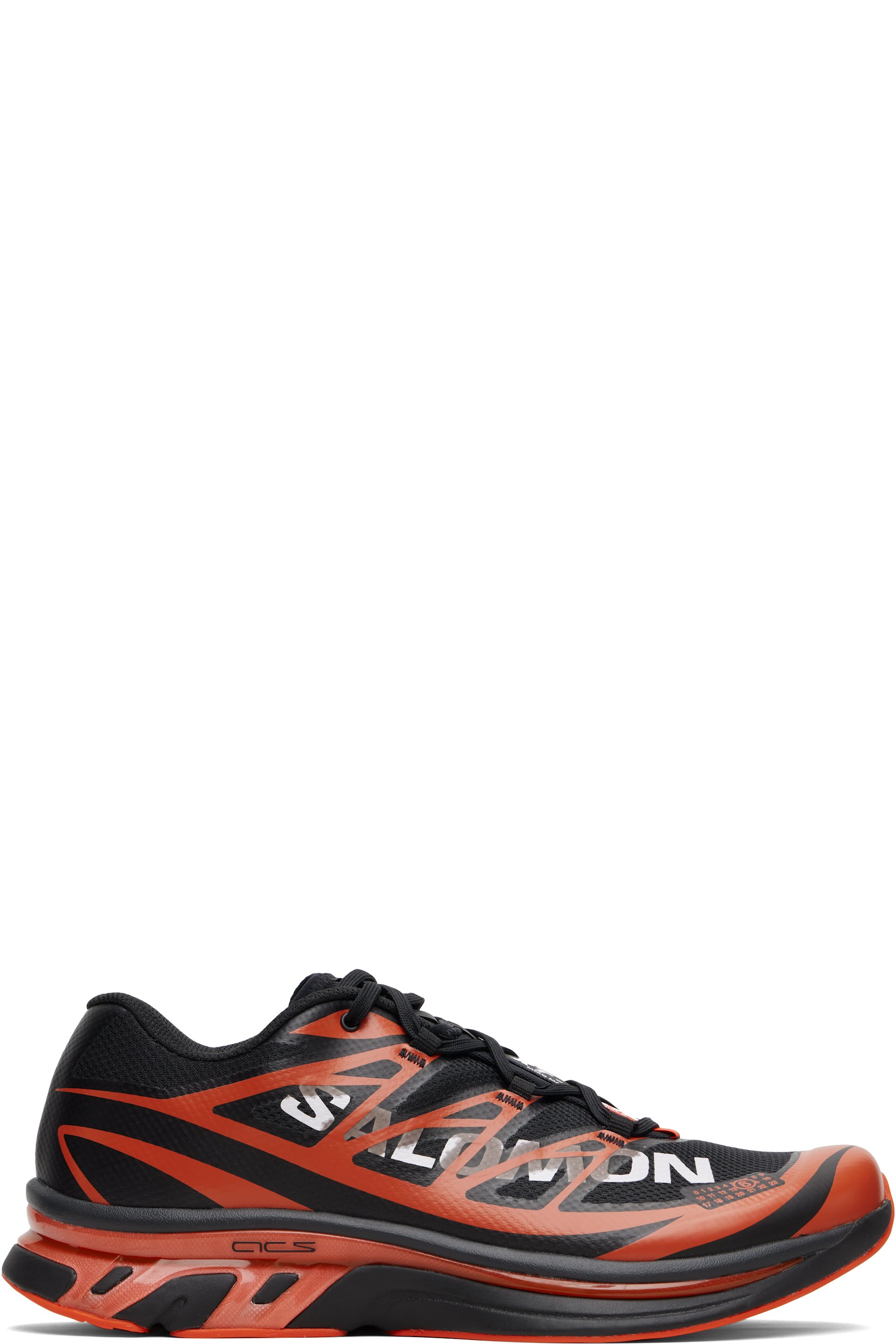 MM6 Maison Margiela - Black & Red Salomon Edition XT Sneakers