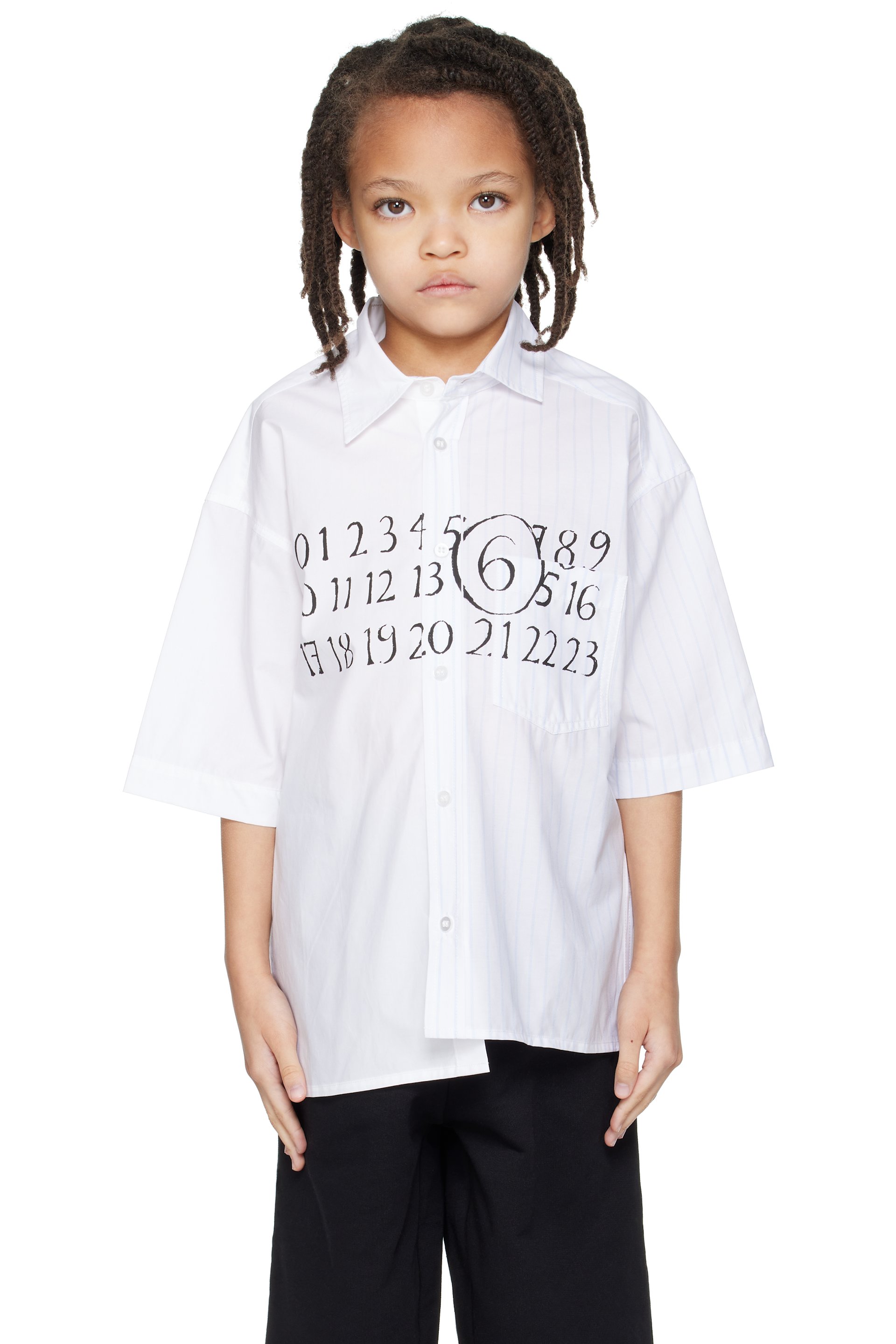 MM6 MAISON MARGIELA キッズ Tシャツ ホワイト MM6 Maison Margiela | キッズ トップス & Tシャツ | SSENSE 日本