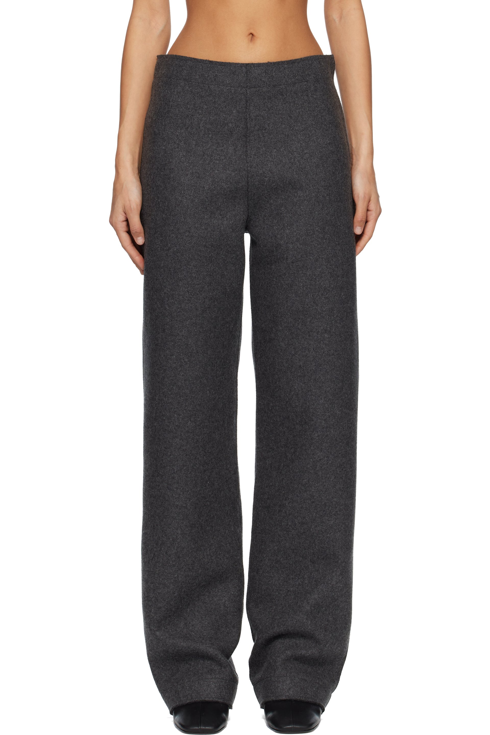 MARIE ADAM-LEENAERDT - Pantalon gris