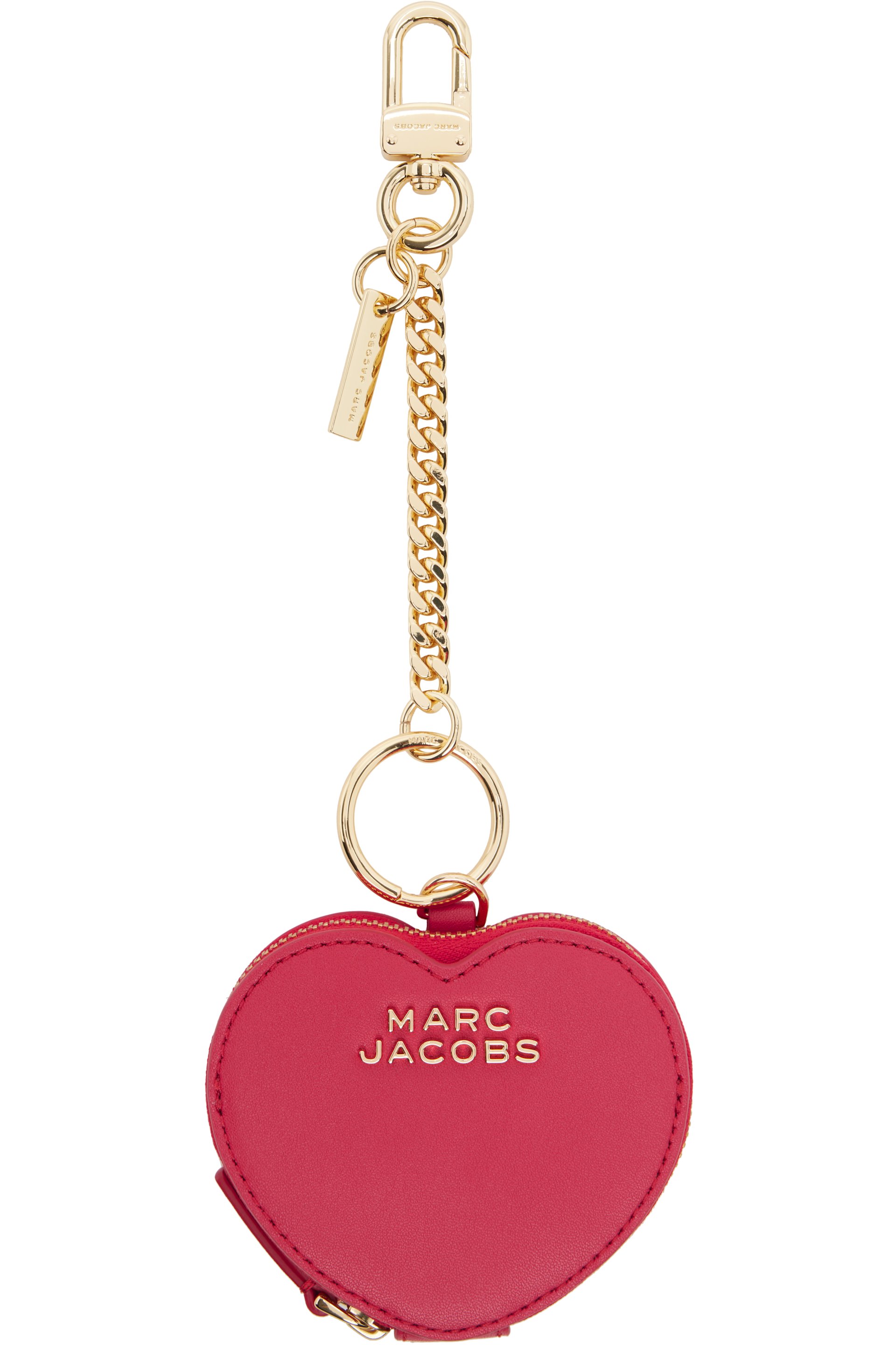 Marc Jacobs - Red 'The Heart Pouch' Bag Charm