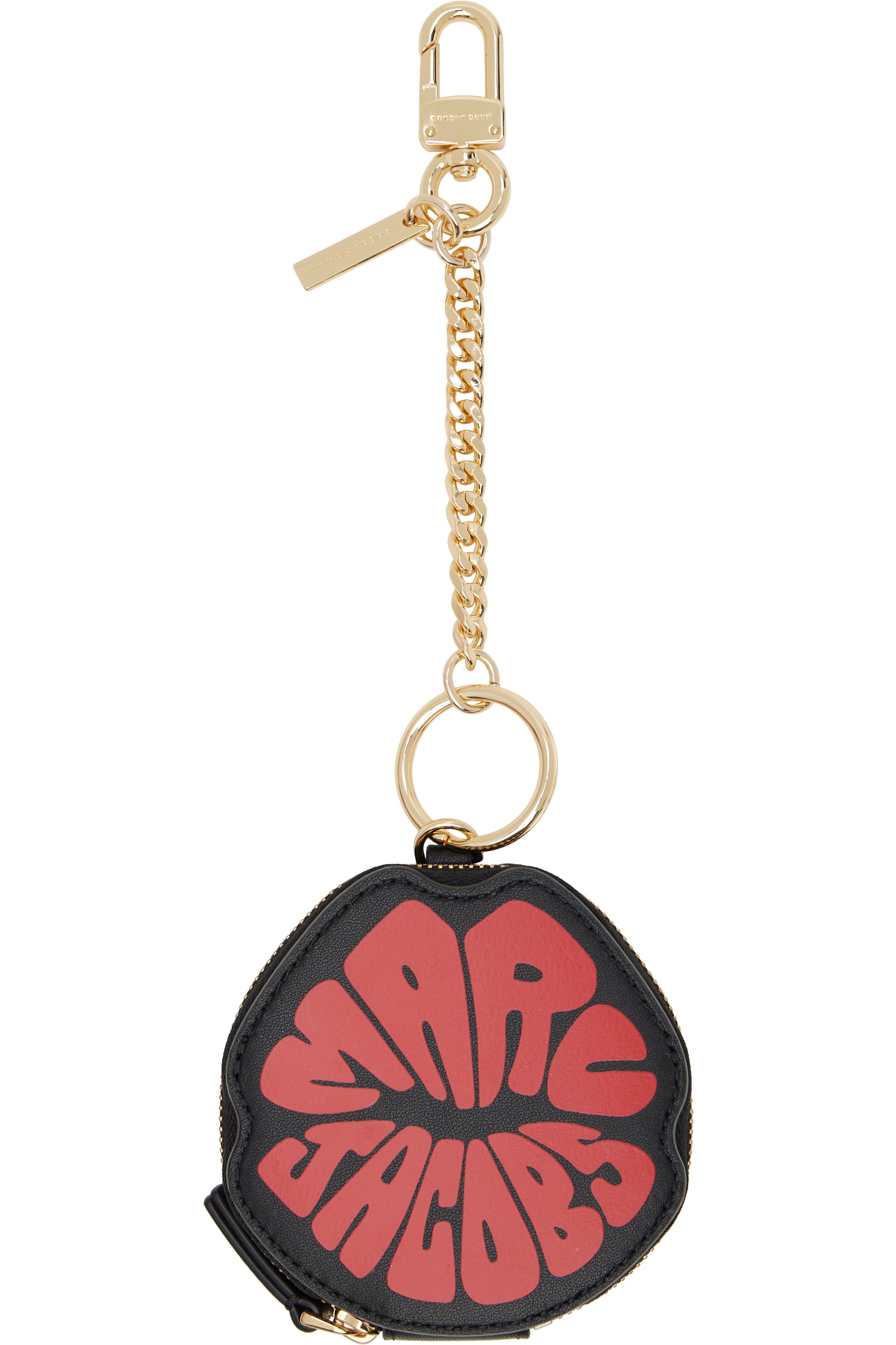 Marc Jacobs - Black 'The Lips Pouch' Bag Charm Pouch